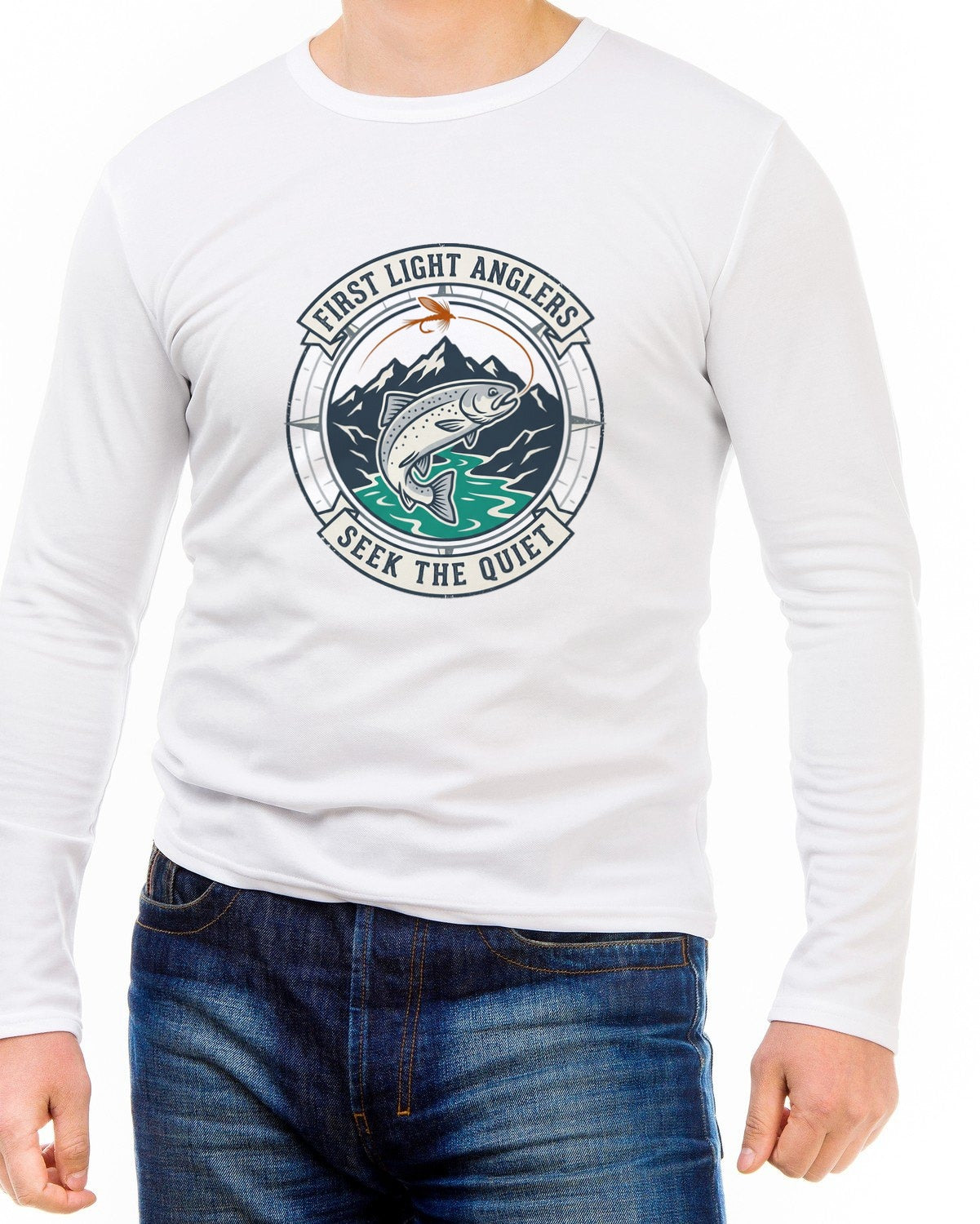 First Light Anglers Society Crest — lifestyle photo
