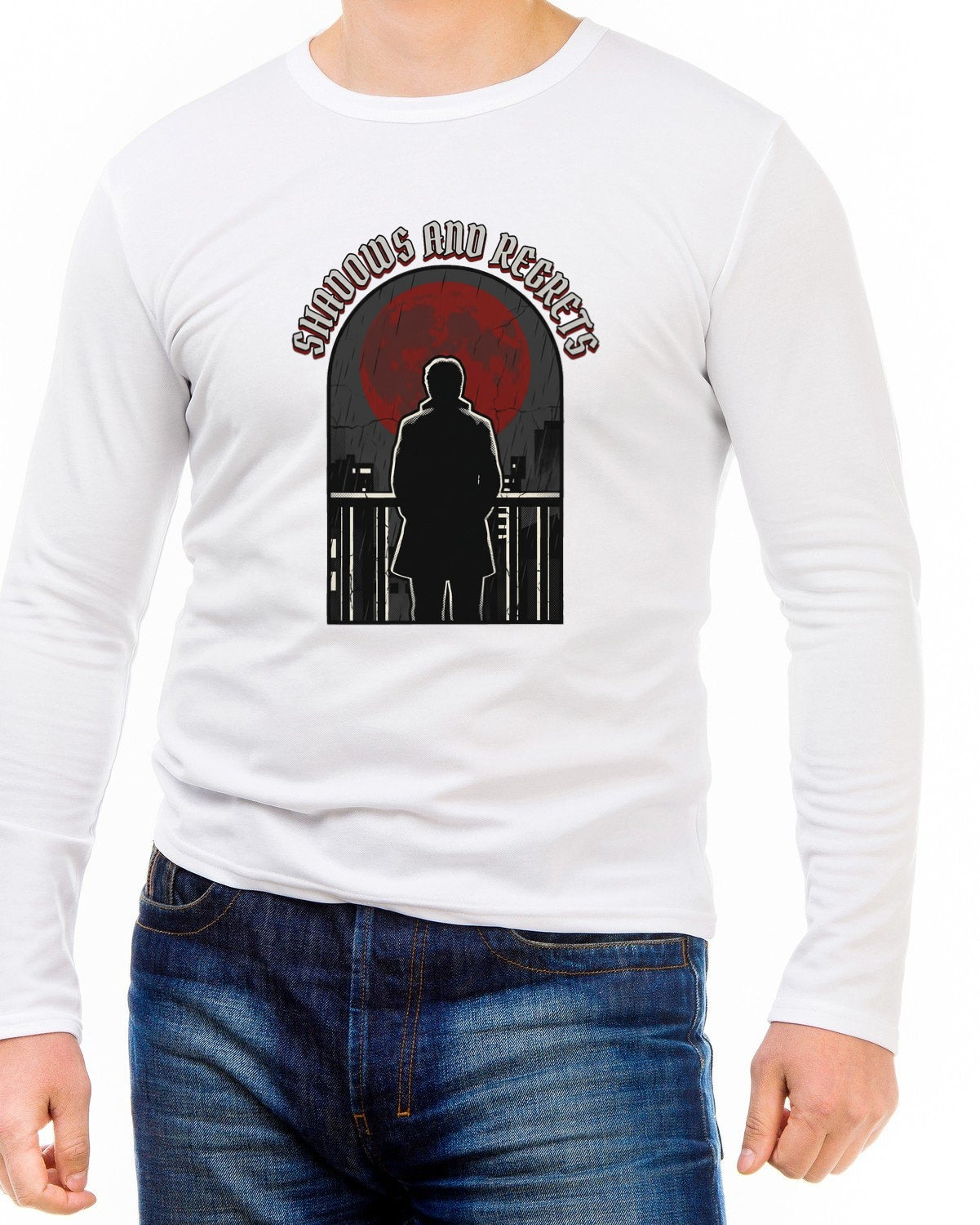 Shadows And Regrets Vintage Tour Tee — lifestyle photo