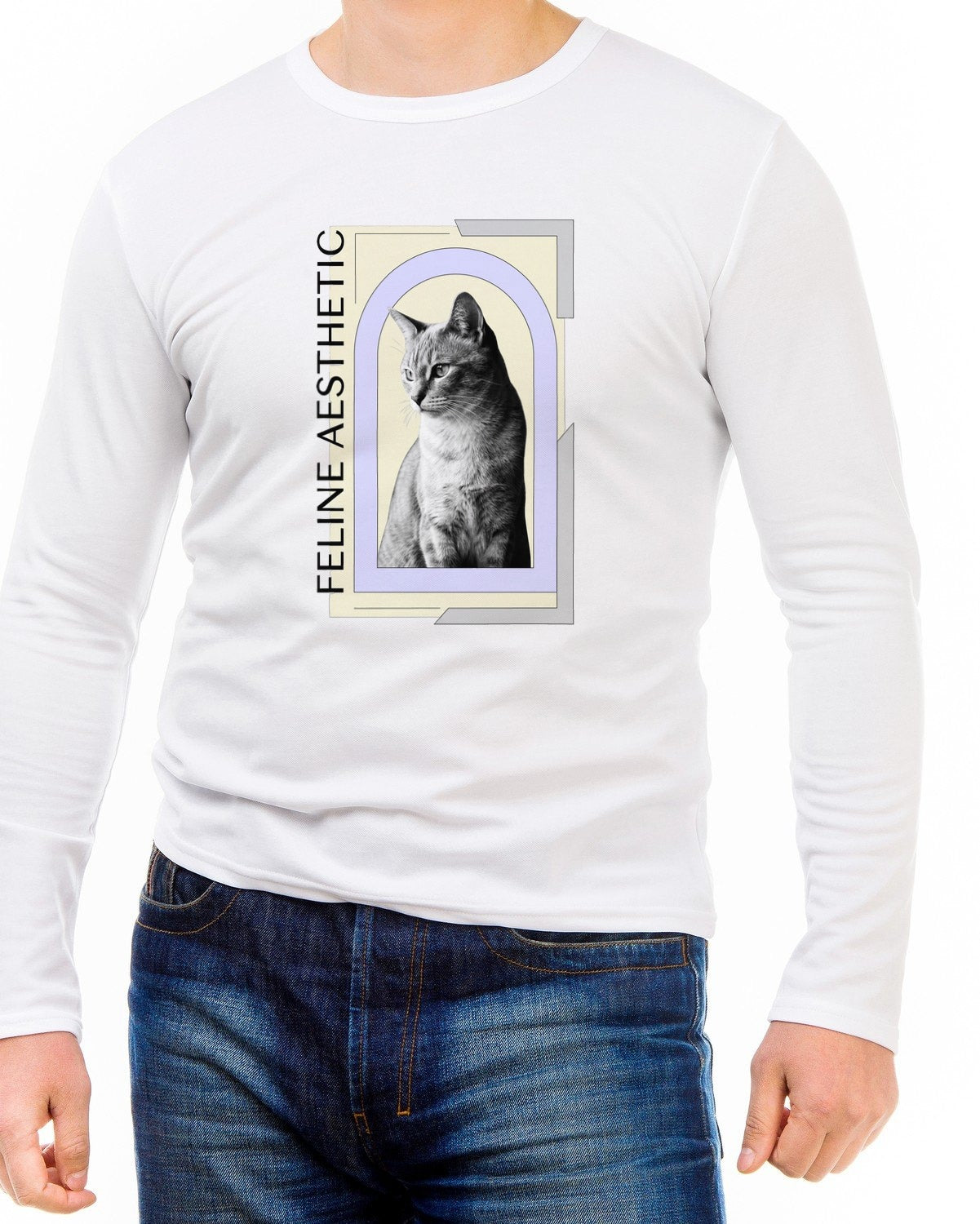 Editorial Feline Chic Portrait — lifestyle photo