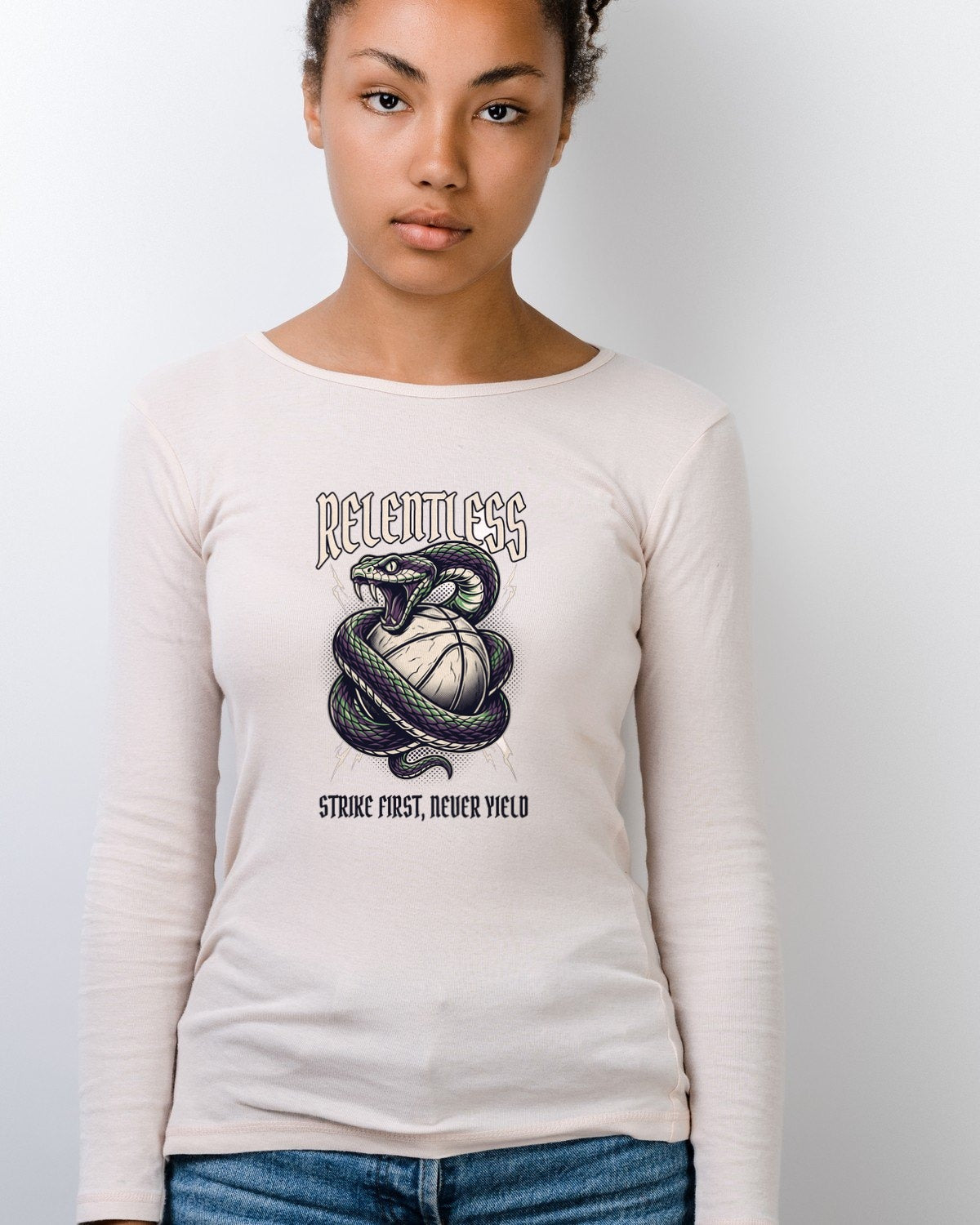 Relentless Strike Viper Basketball Tee — lifestyle photo