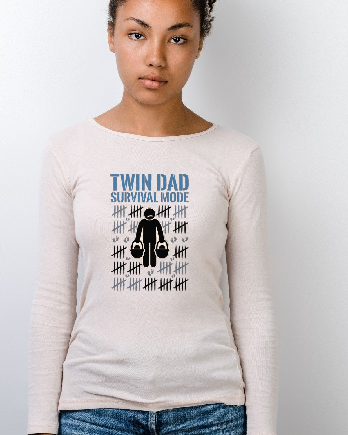 Twin Dad Survival Tally Tracker — lifestyle photo