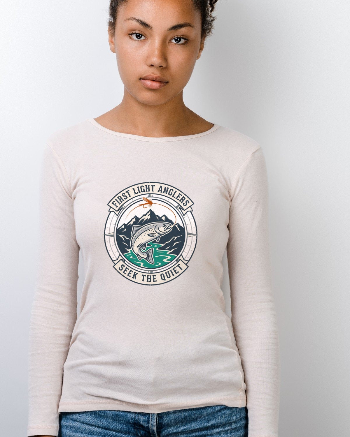 First Light Anglers Society Crest — lifestyle photo
