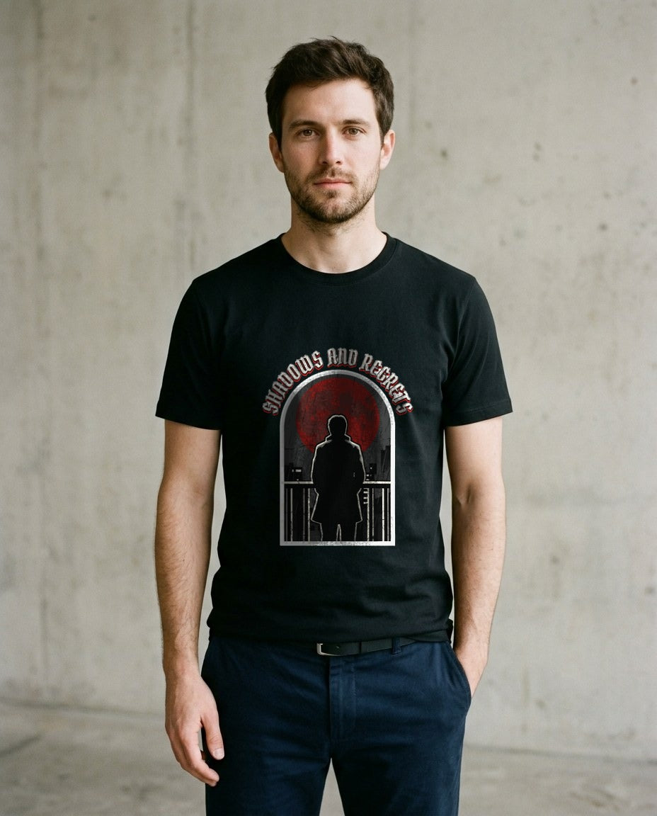 Shadows And Regrets Vintage Tour Tee — lifestyle photo