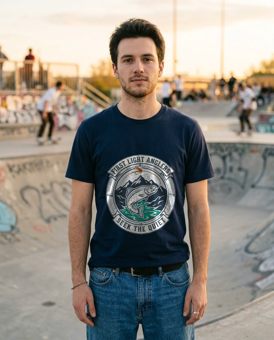 First Light Anglers Society Crest — lifestyle photo