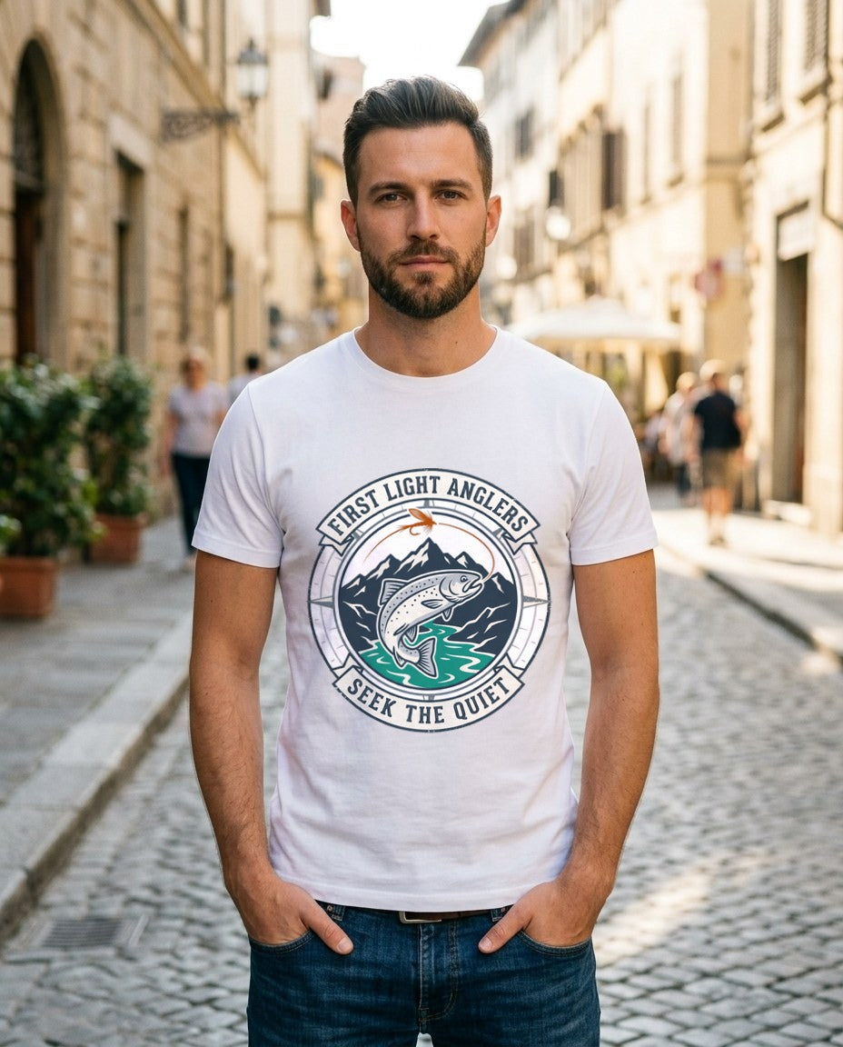 First Light Anglers Society Crest — lifestyle photo