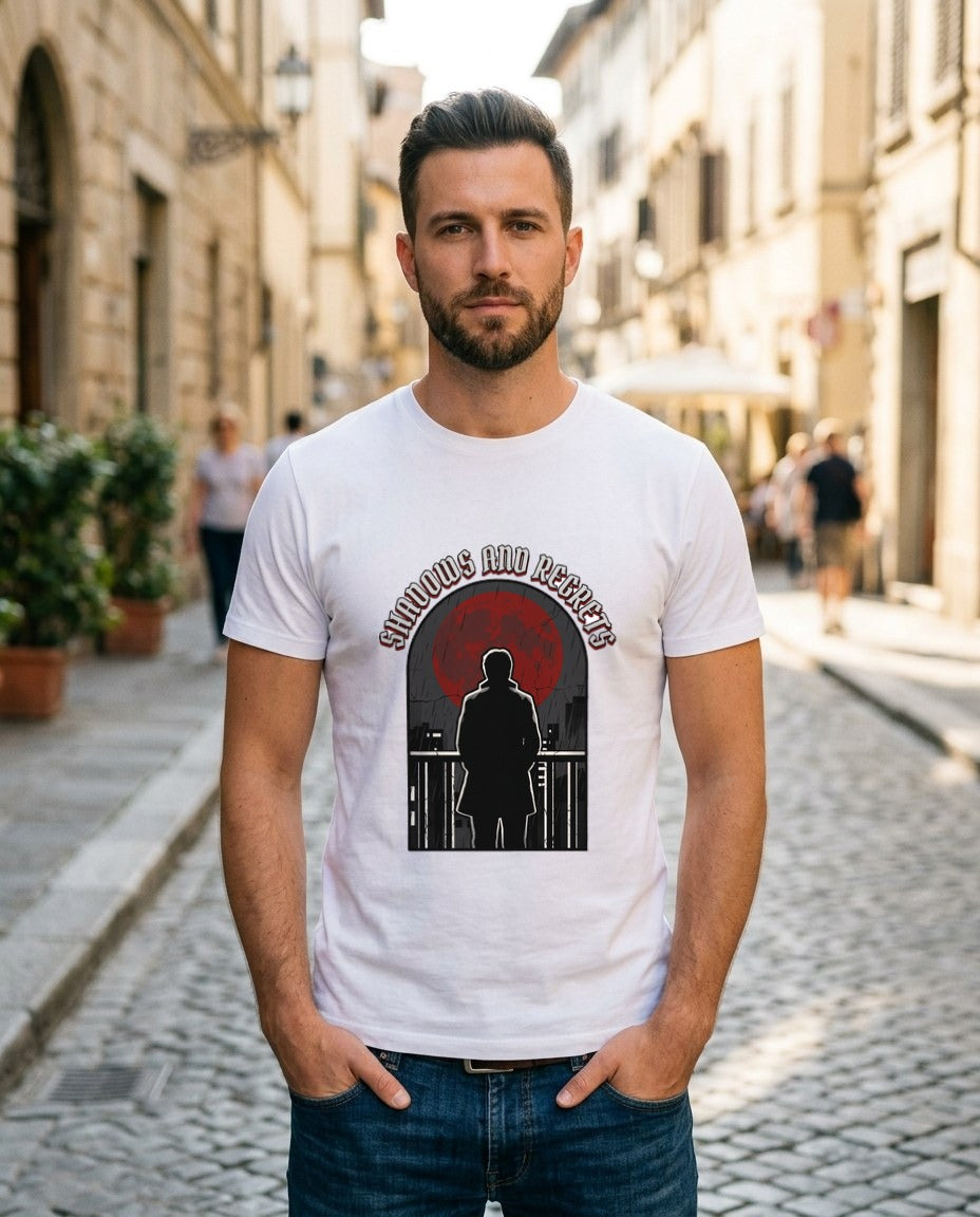 Shadows And Regrets Vintage Tour Tee — lifestyle photo
