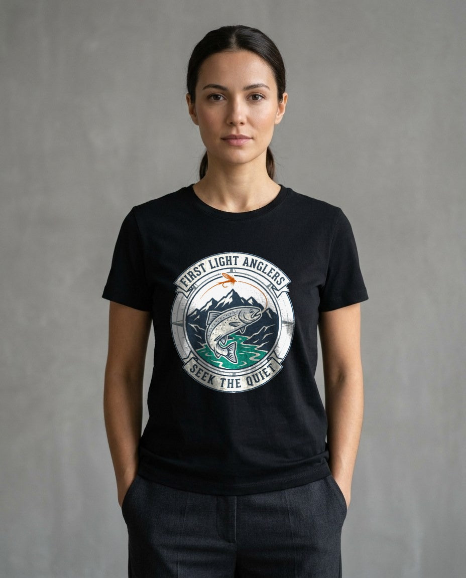 First Light Anglers Society Crest — lifestyle photo