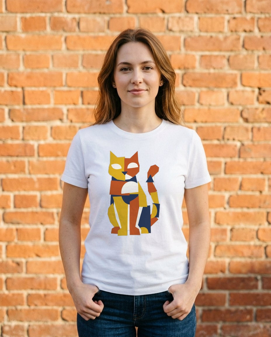 Avant-Garde Paper Cutout Feline — lifestyle photo