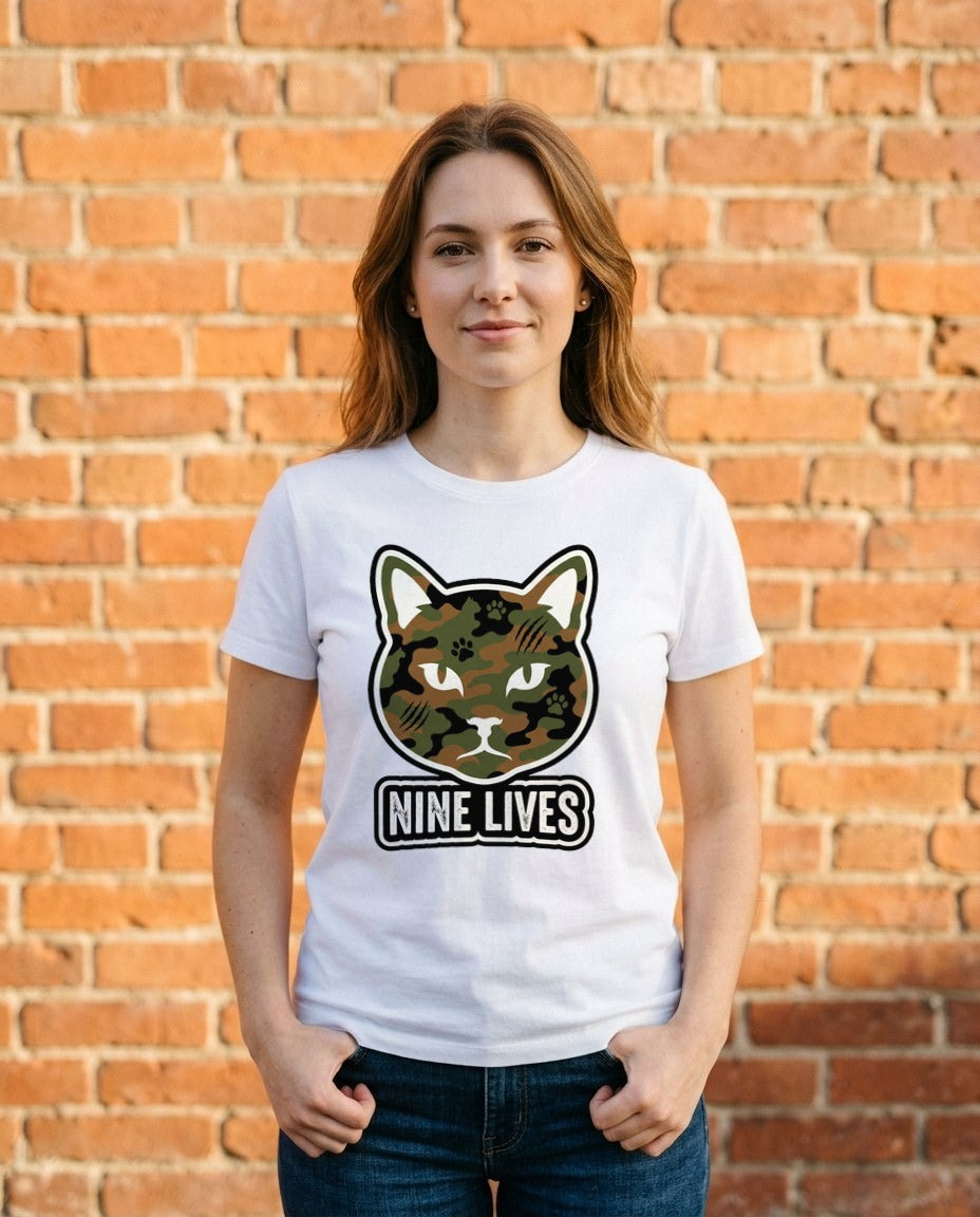 Camo Feline Streetwear Silhouette — lifestyle photo