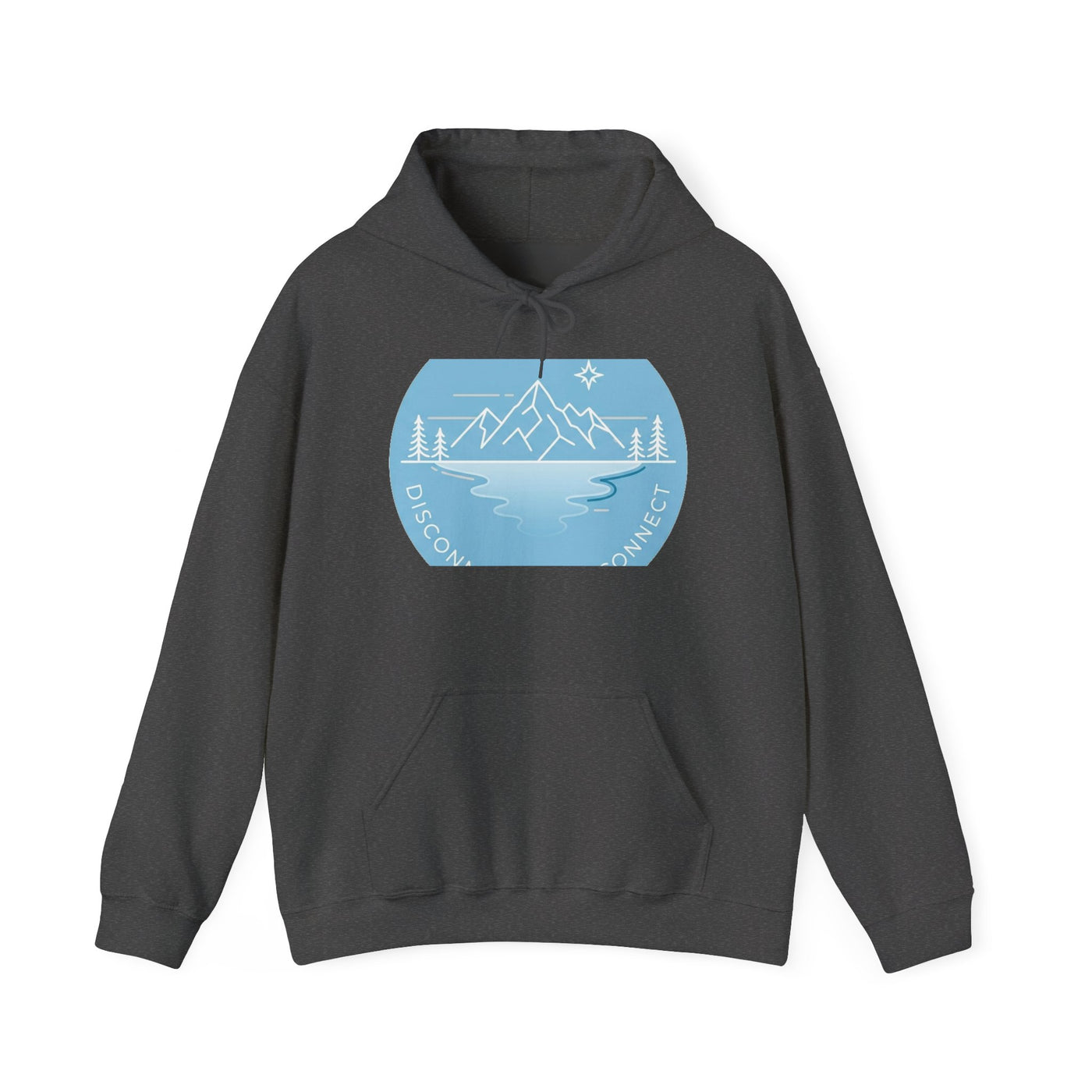 Unplugged Horizons: Glacier Escape Hoodie