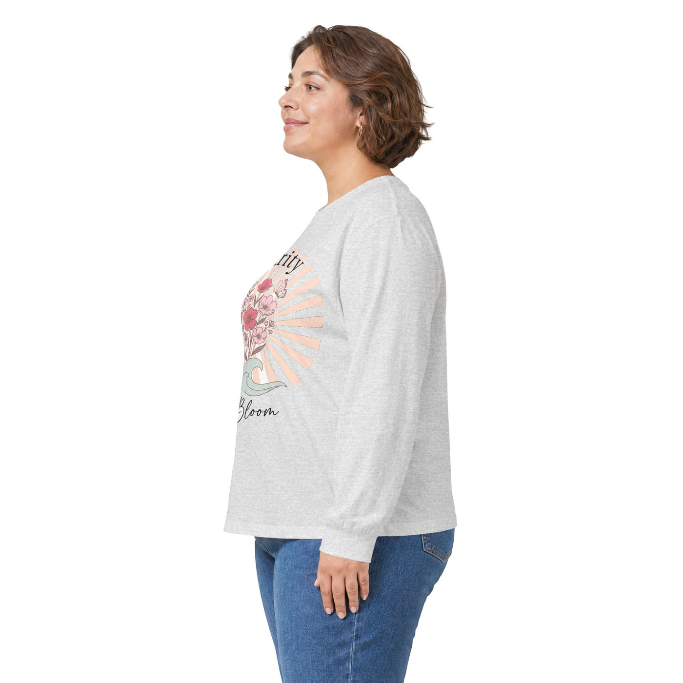 Clarity in Bloom Wildflower Sunburst Long Sleeve