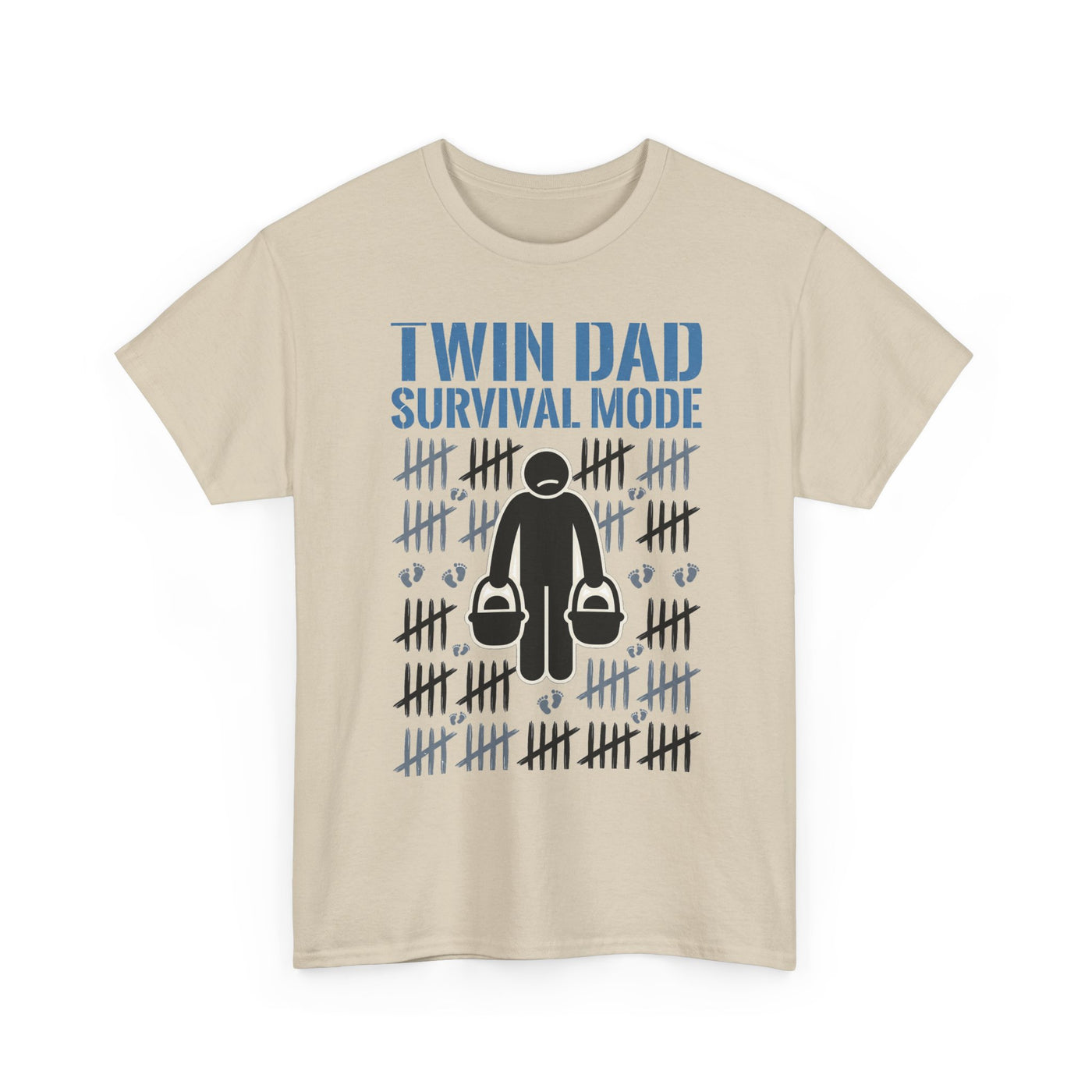 Twin Dad Survival Mode T-Shirt