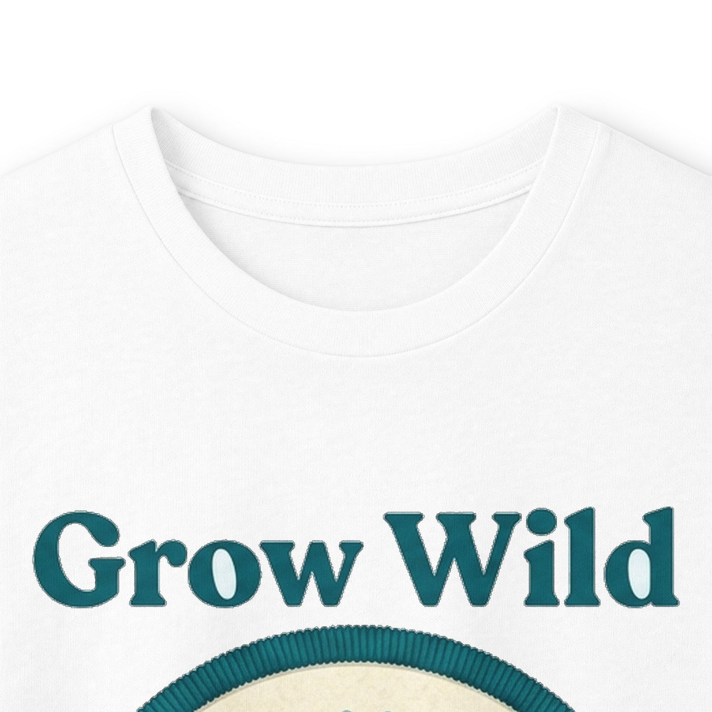 Stitched Meadow & Little Beetle Faux Embroidery Long Sleeve