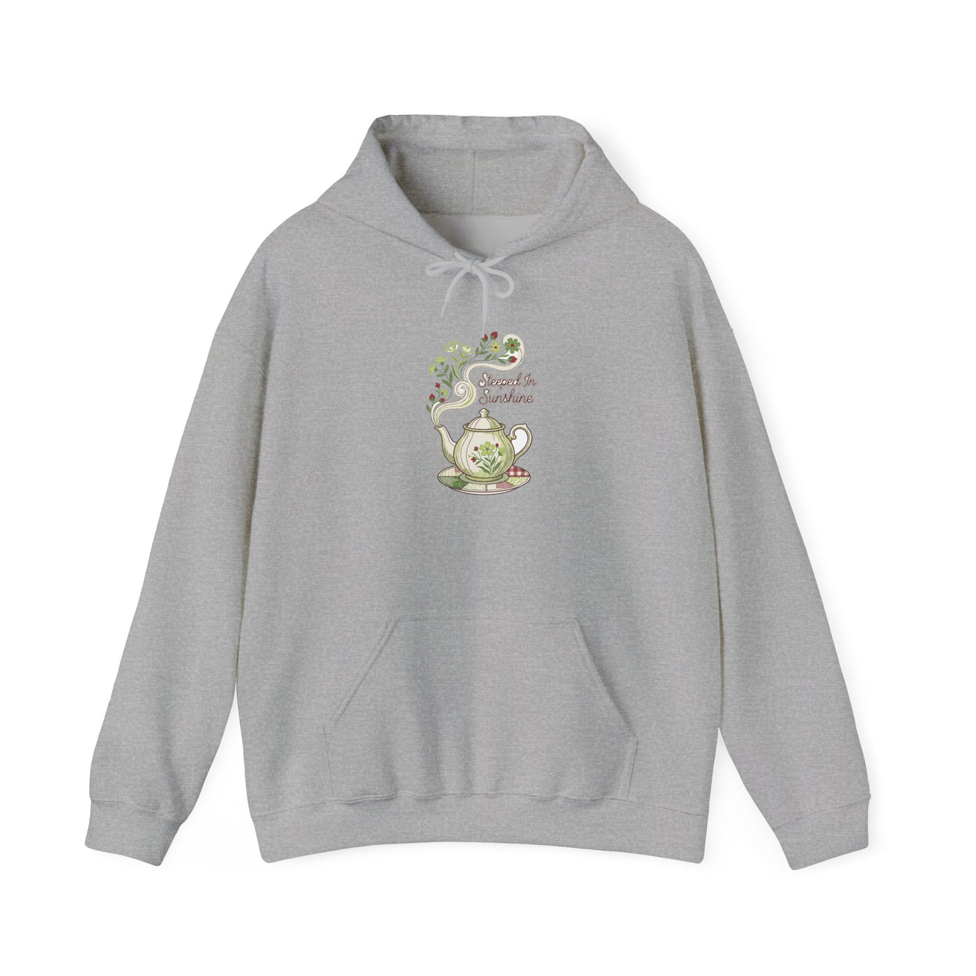Steeped In Sunshine Faux Stitch Teapot Hoodie