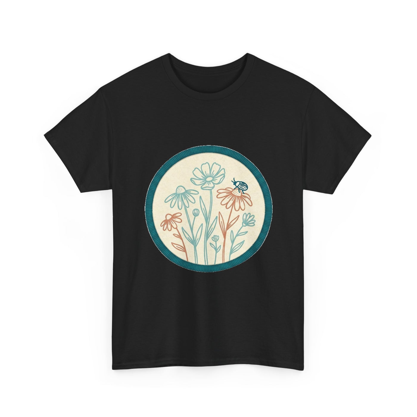 Grow Wild Faux Embroidery Tee