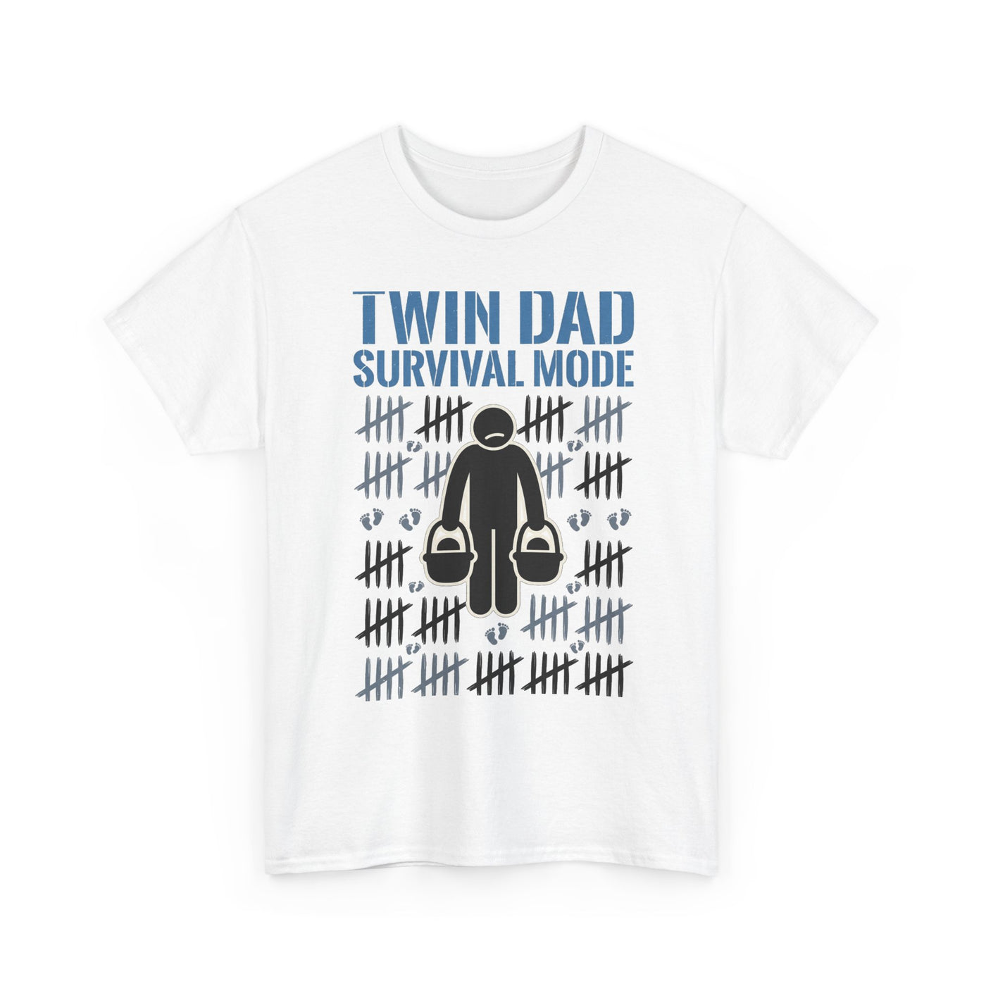 Twin Dad Survival Mode T-Shirt
