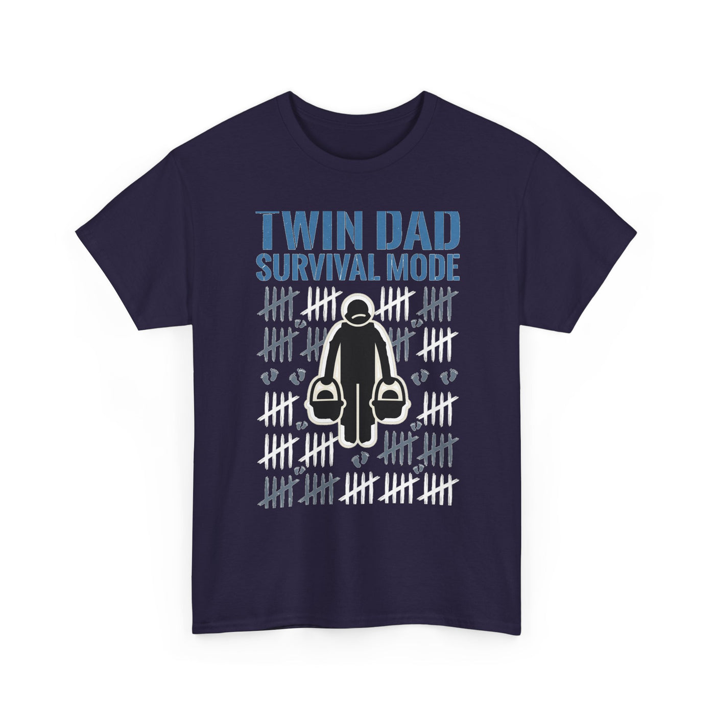 Twin Dad Survival Mode T-Shirt