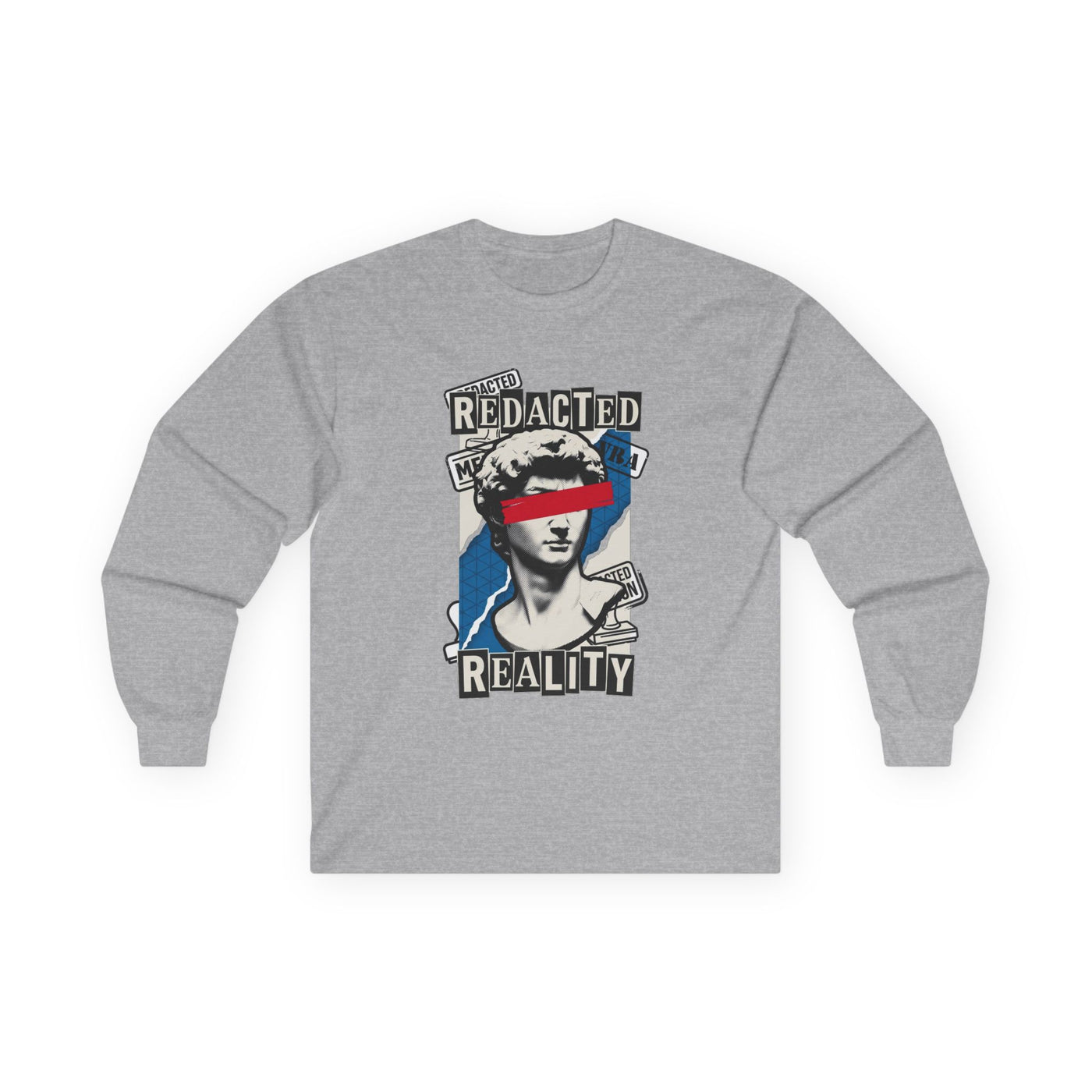 Redacted Reality Halftone Bust Long Sleeve