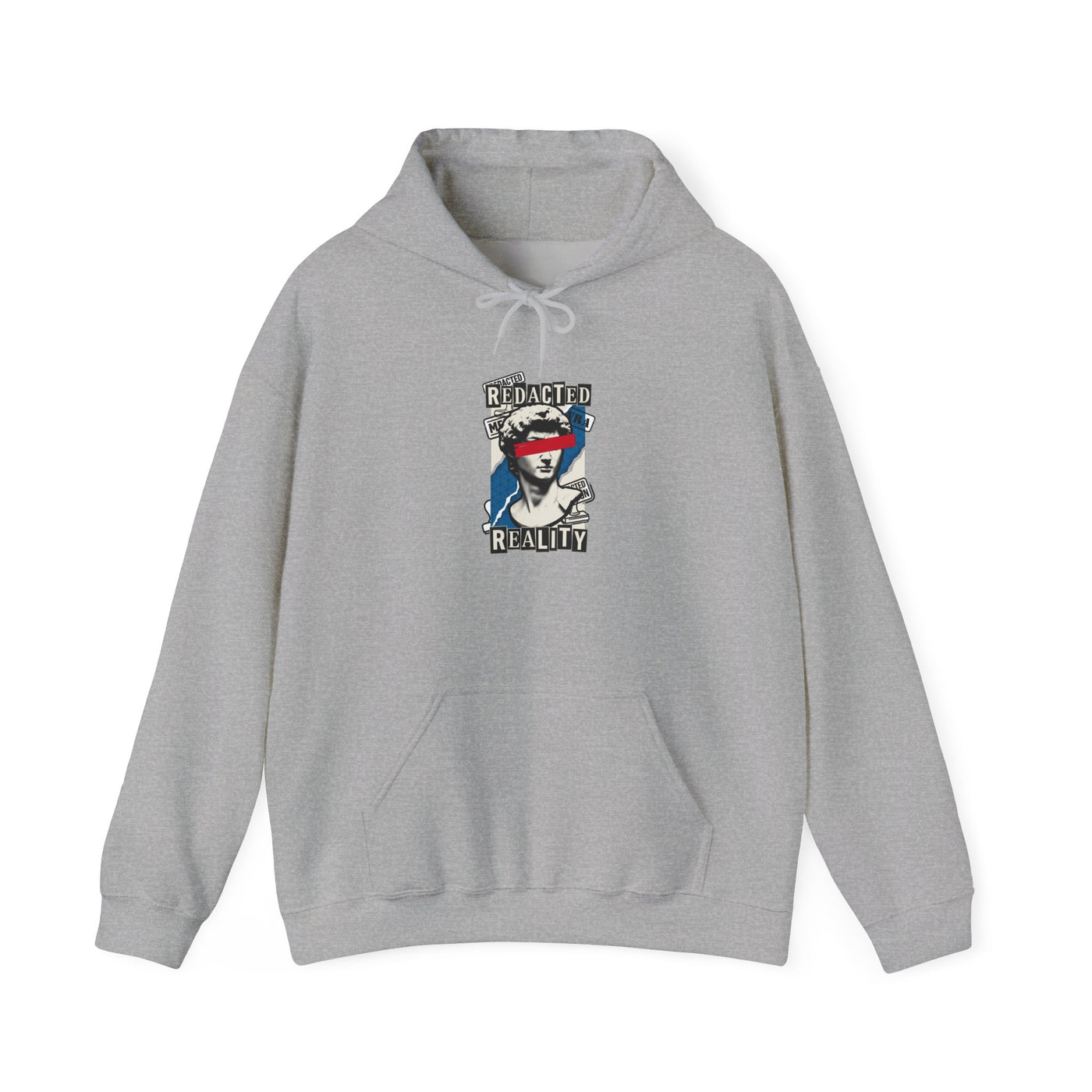 Redacted Reality Halftone Bust Hoodie