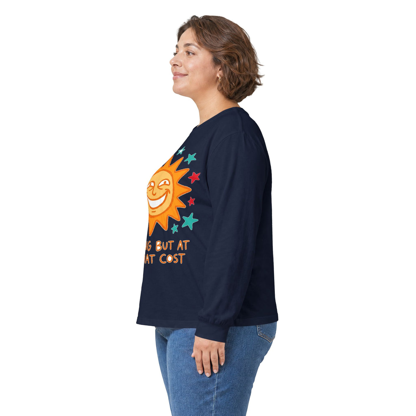 Shining But At What Cost Sun Doodle Long Sleeve