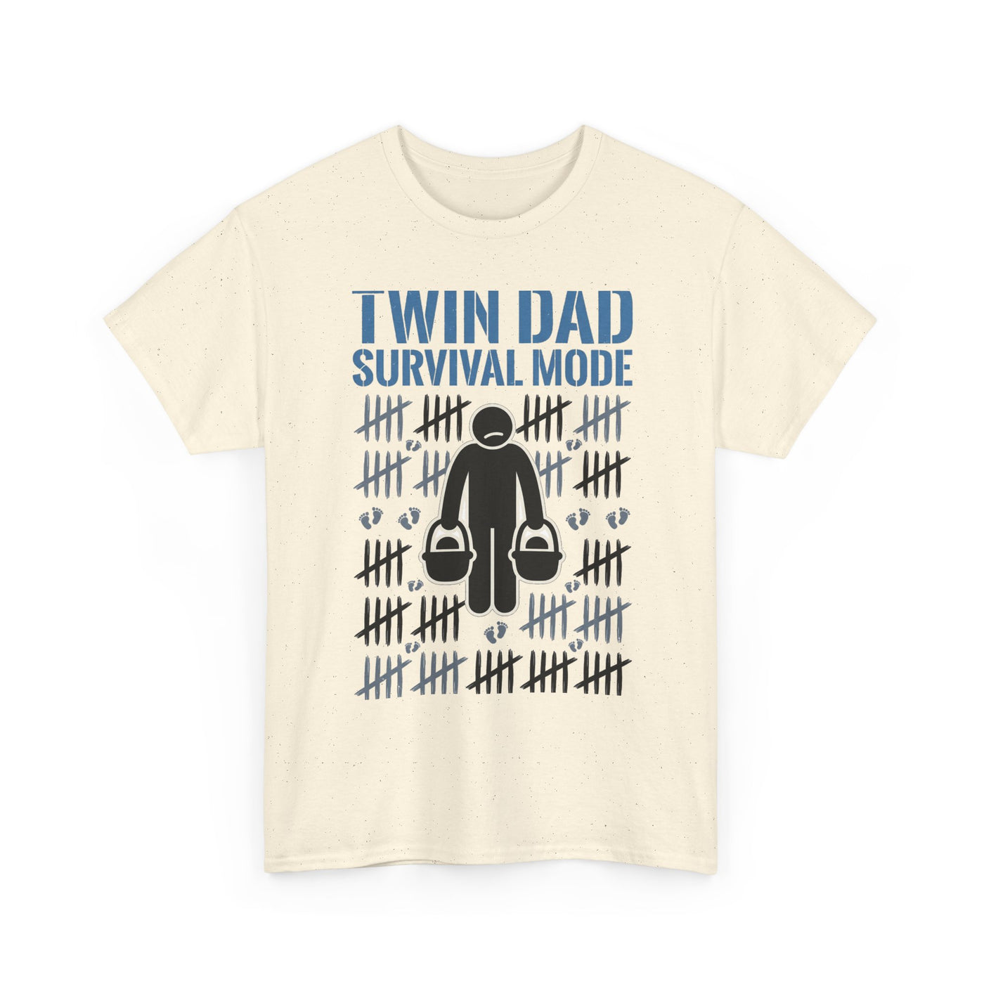 Twin Dad Survival Mode T-Shirt