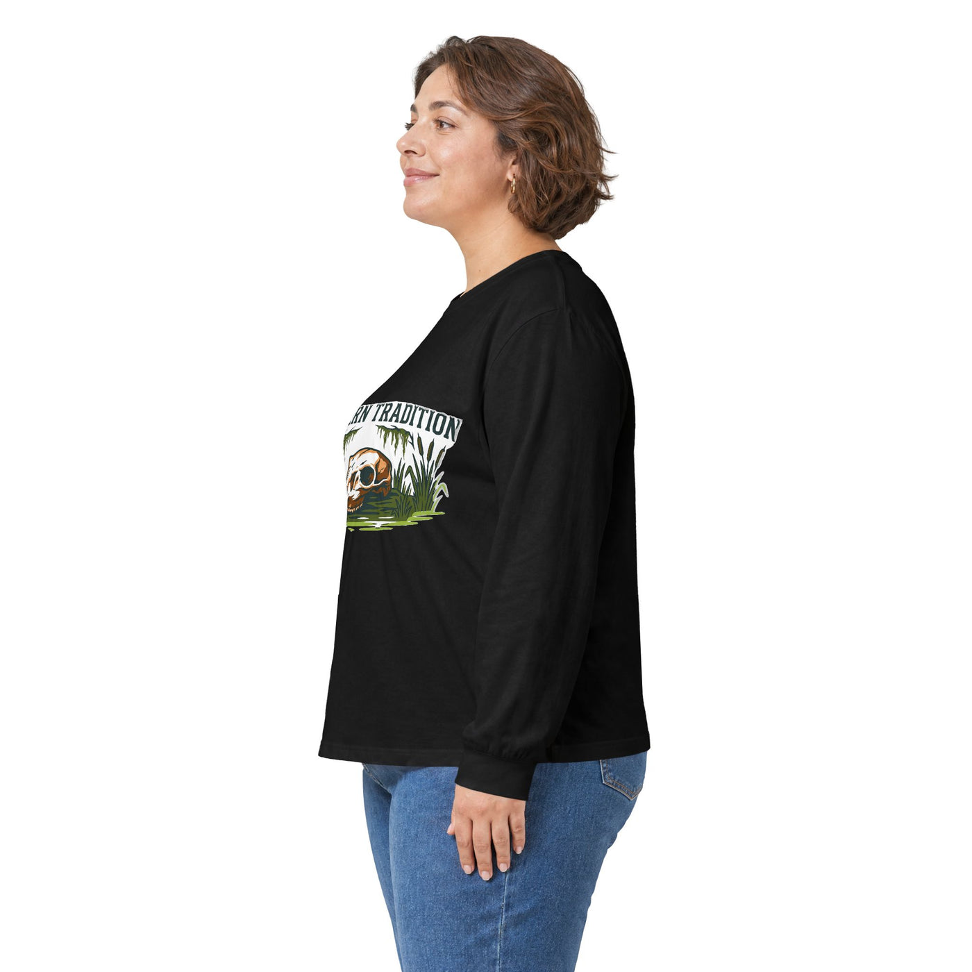 Vintage Southern Outdoors Deer Skull Long Sleeve