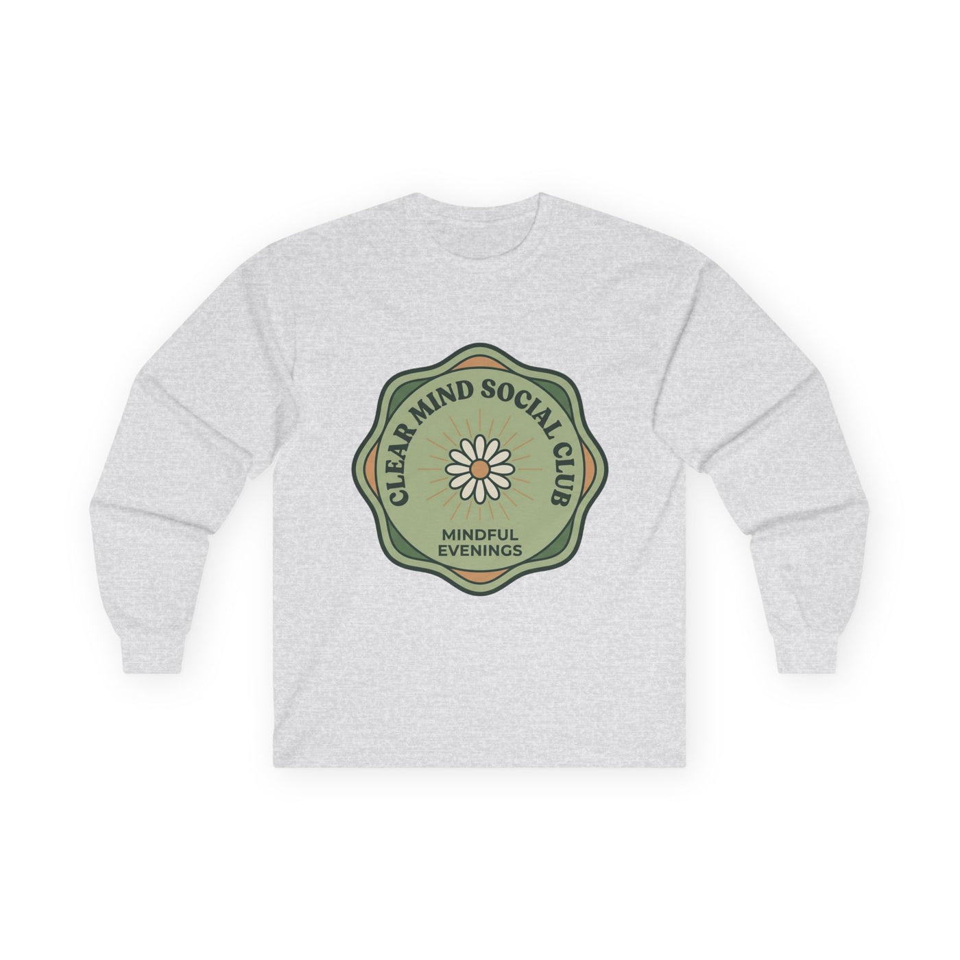 Clear Mind Social Club Badge Long Sleeve