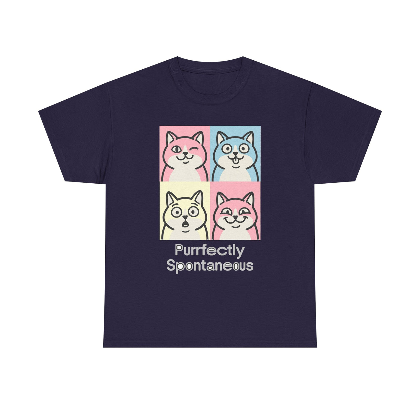 Pastel Pop Art Kitten Grid