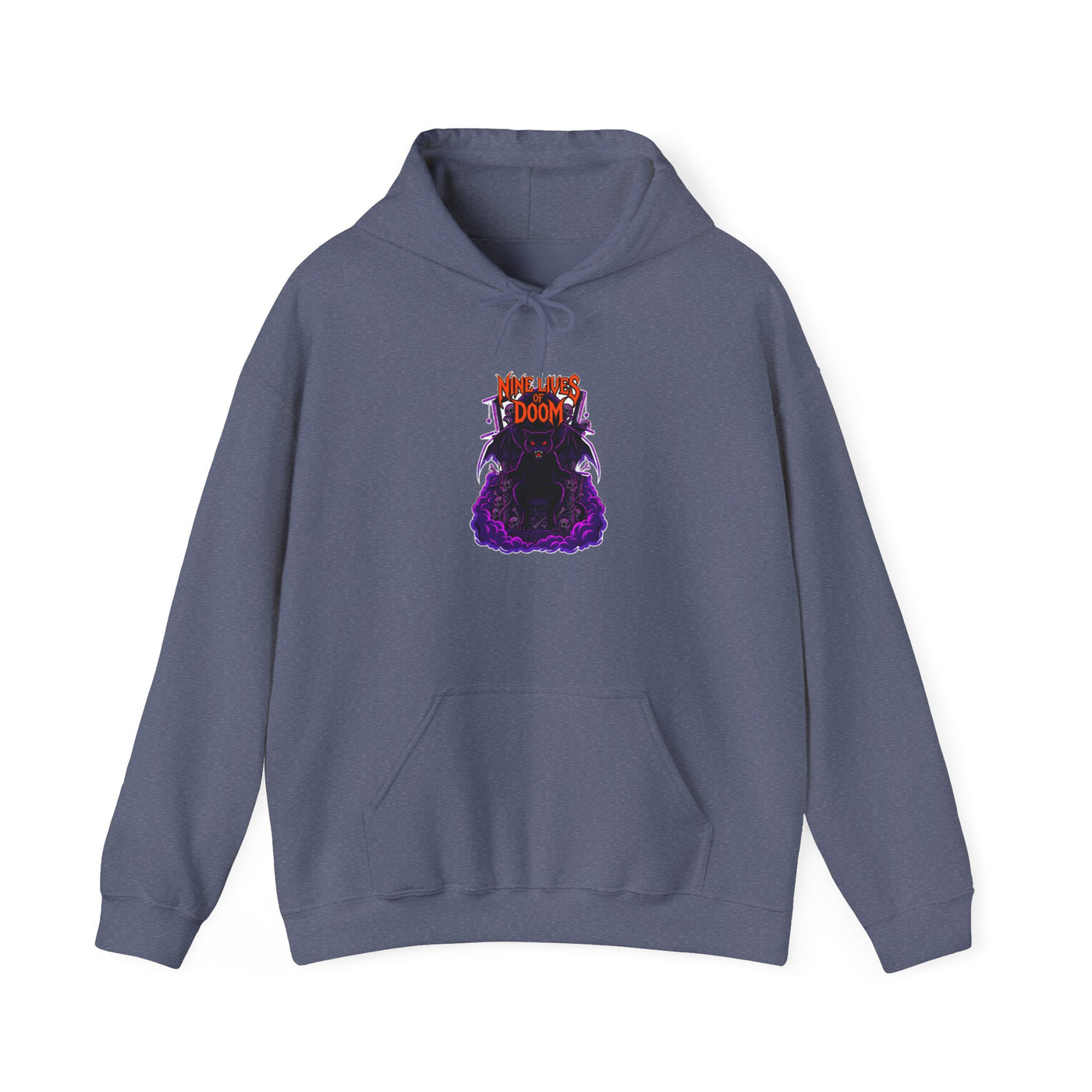 Feline of the Abyss Gothic Metal Hoodie