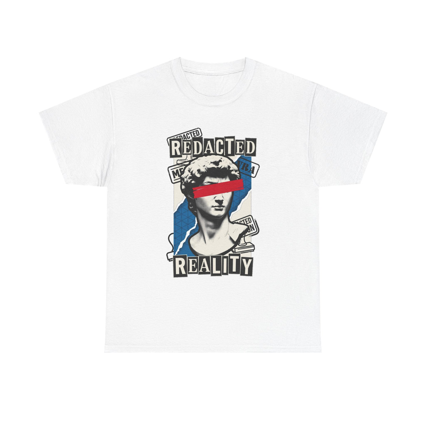 Redacted Reality Halftone Bust