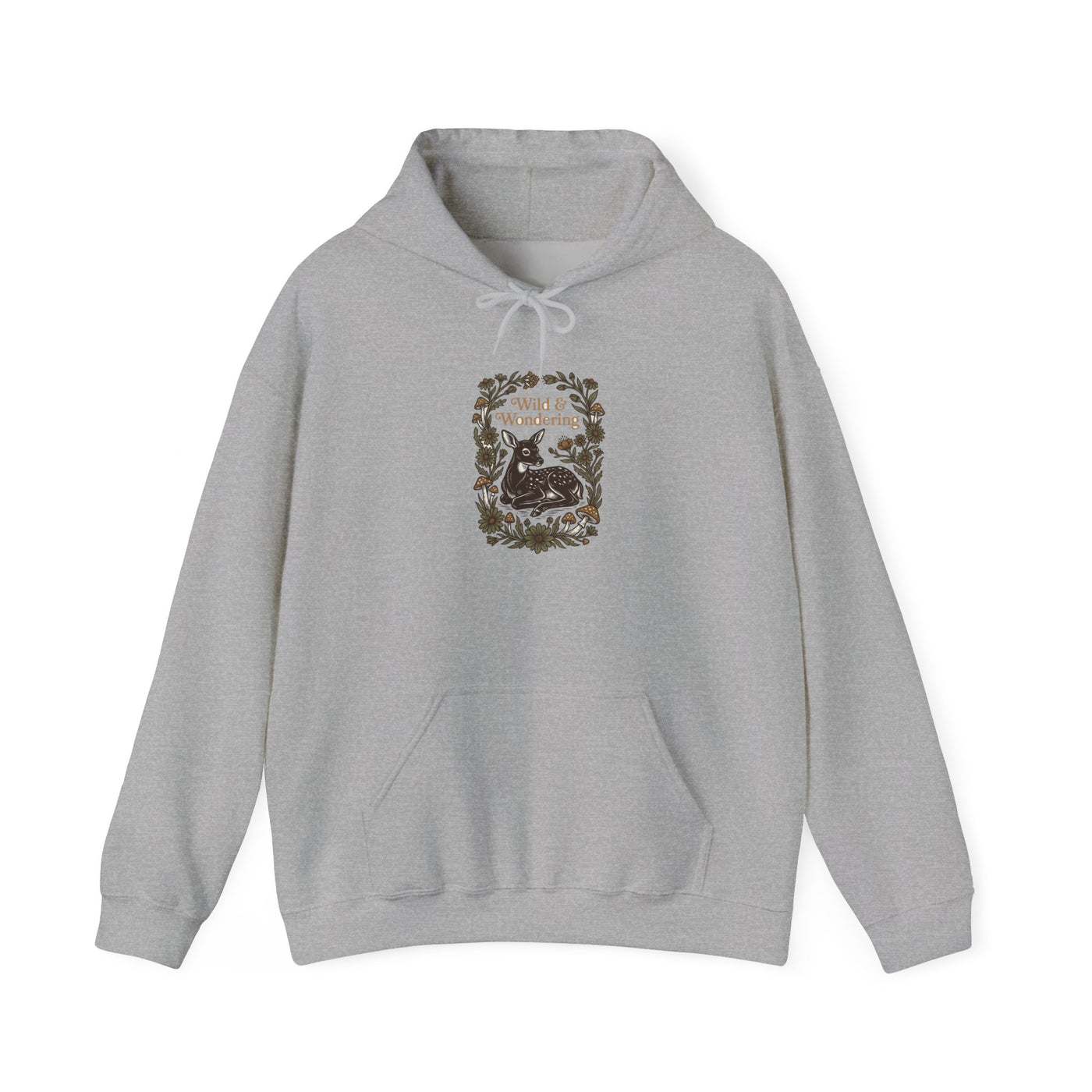 Forest Child Vintage Fawn & Fungi Hoodie
