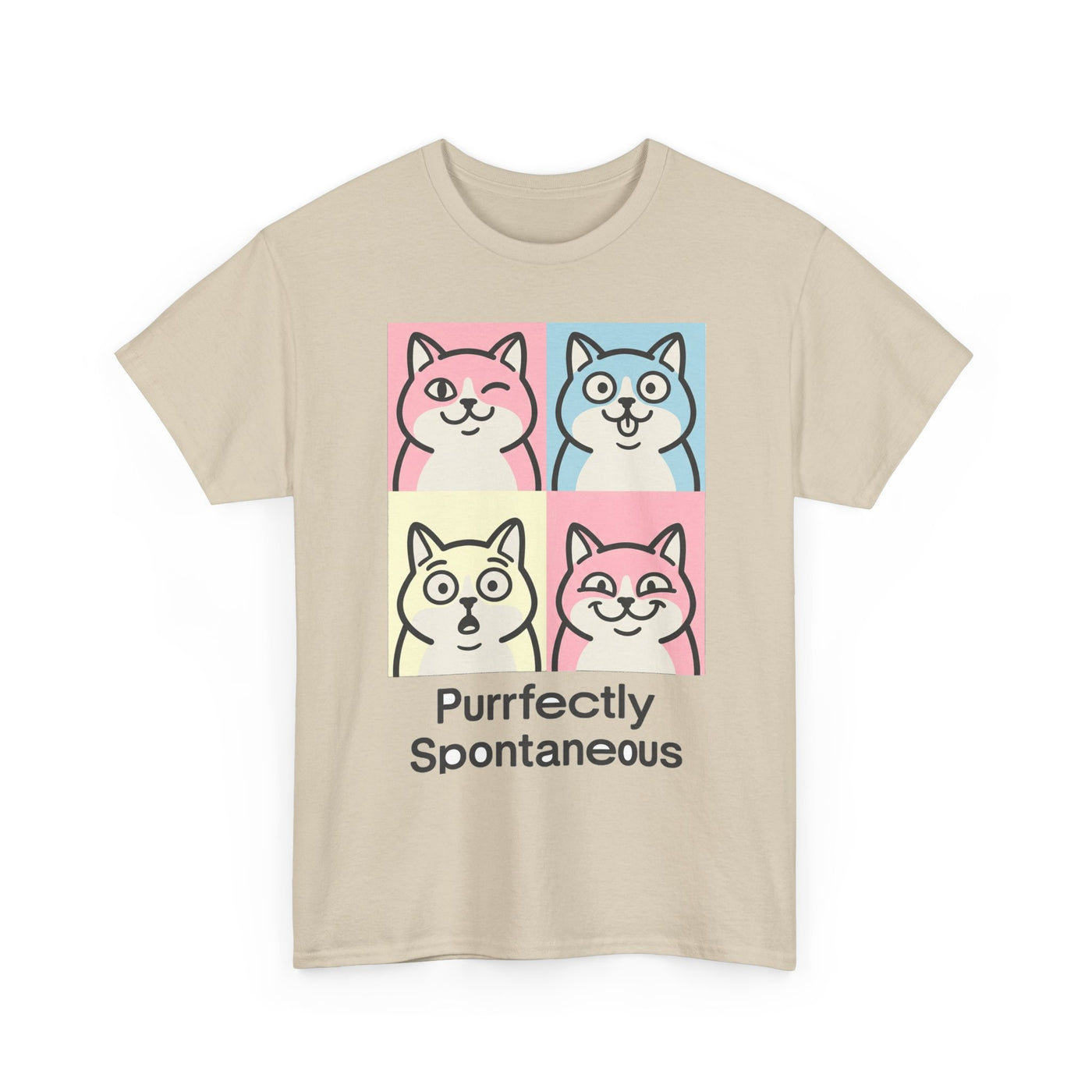 Pastel Pop Art Kitten Grid