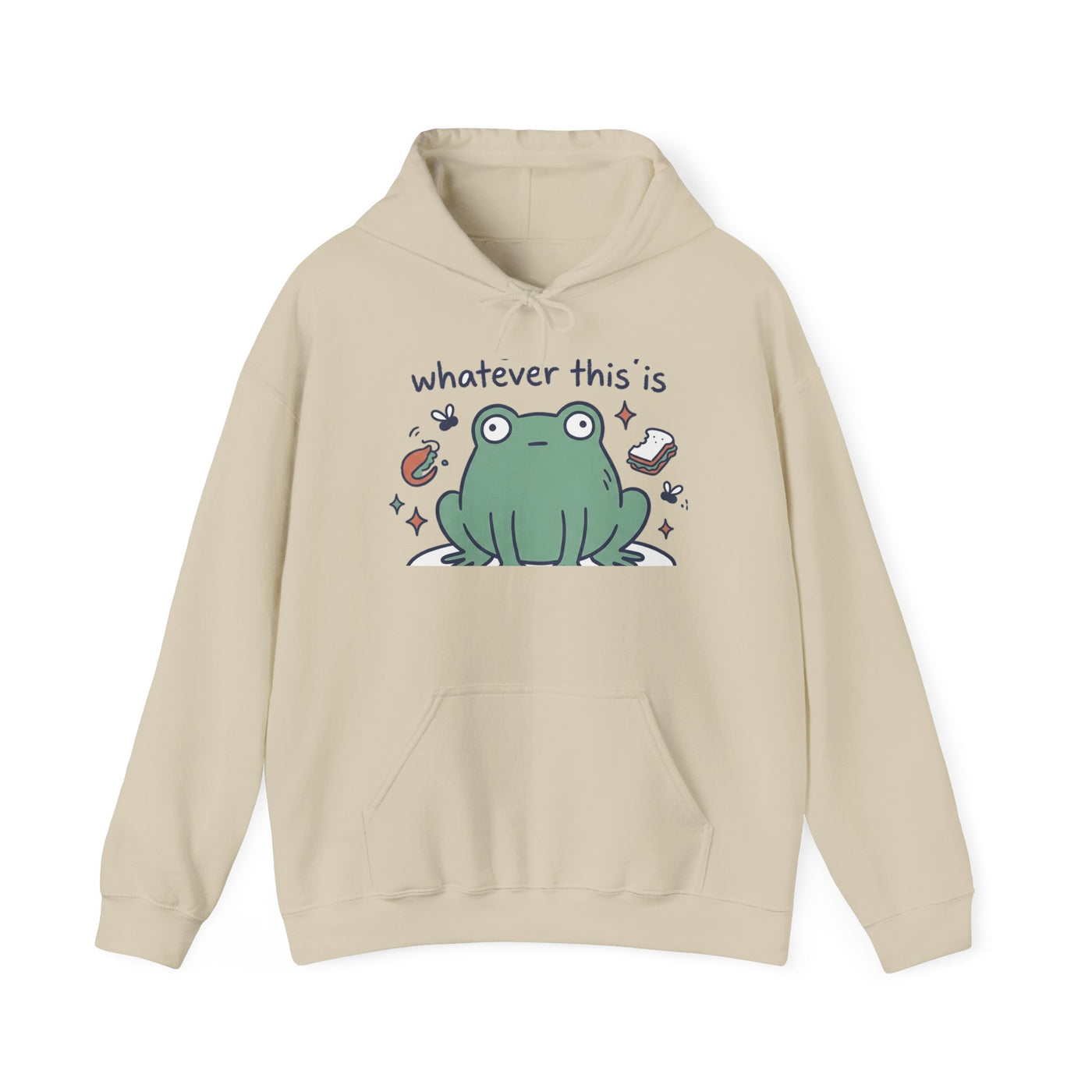 Doing Literally Whatever Blob Frog Hoodie