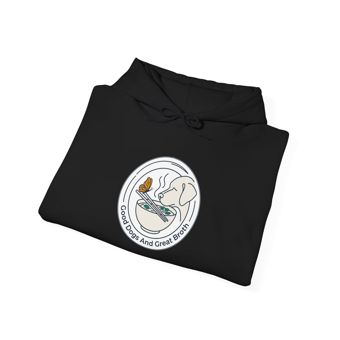 Ramen And Rescues Noodle Bowl Badge Hoodie