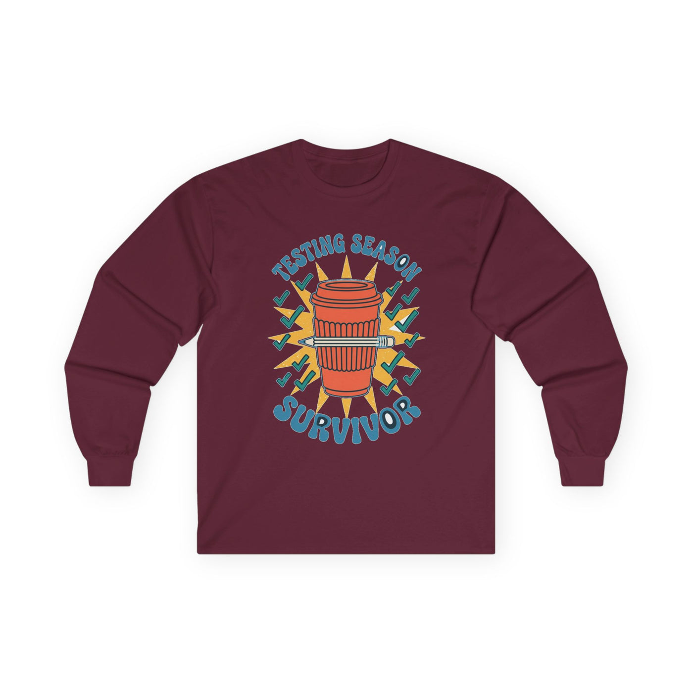 Testing Season Survivor Groovy Cup Long Sleeve