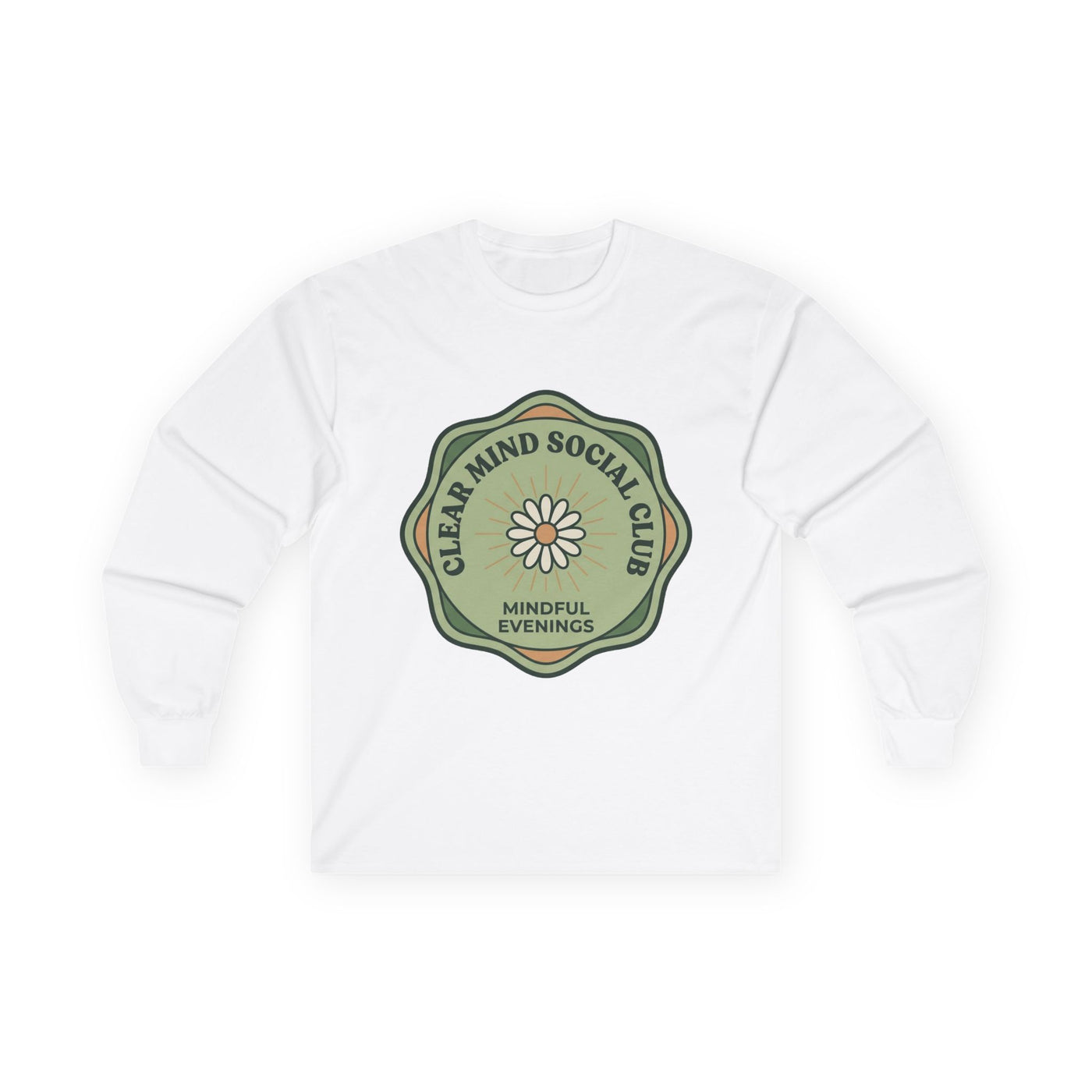 Clear Mind Social Club Badge Long Sleeve