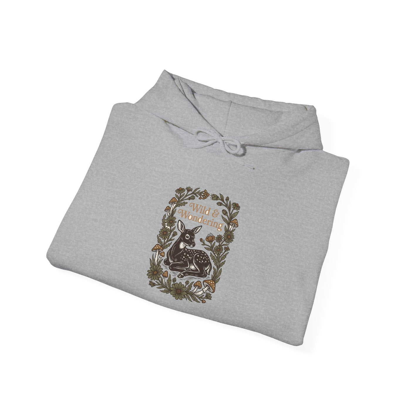 Forest Child Vintage Fawn & Fungi Hoodie