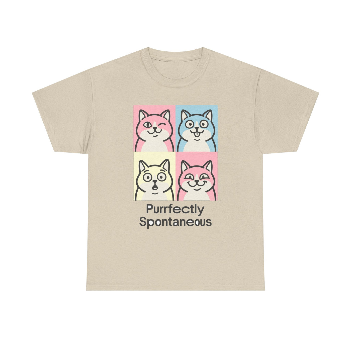 Pastel Pop Art Kitten Grid