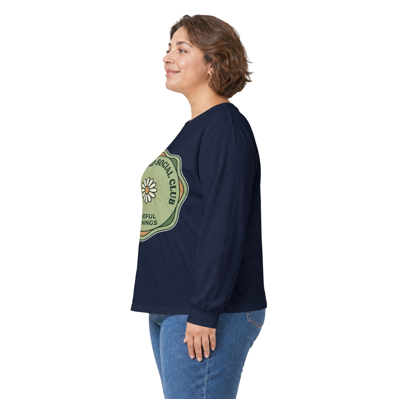 Clear Mind Social Club Badge Long Sleeve