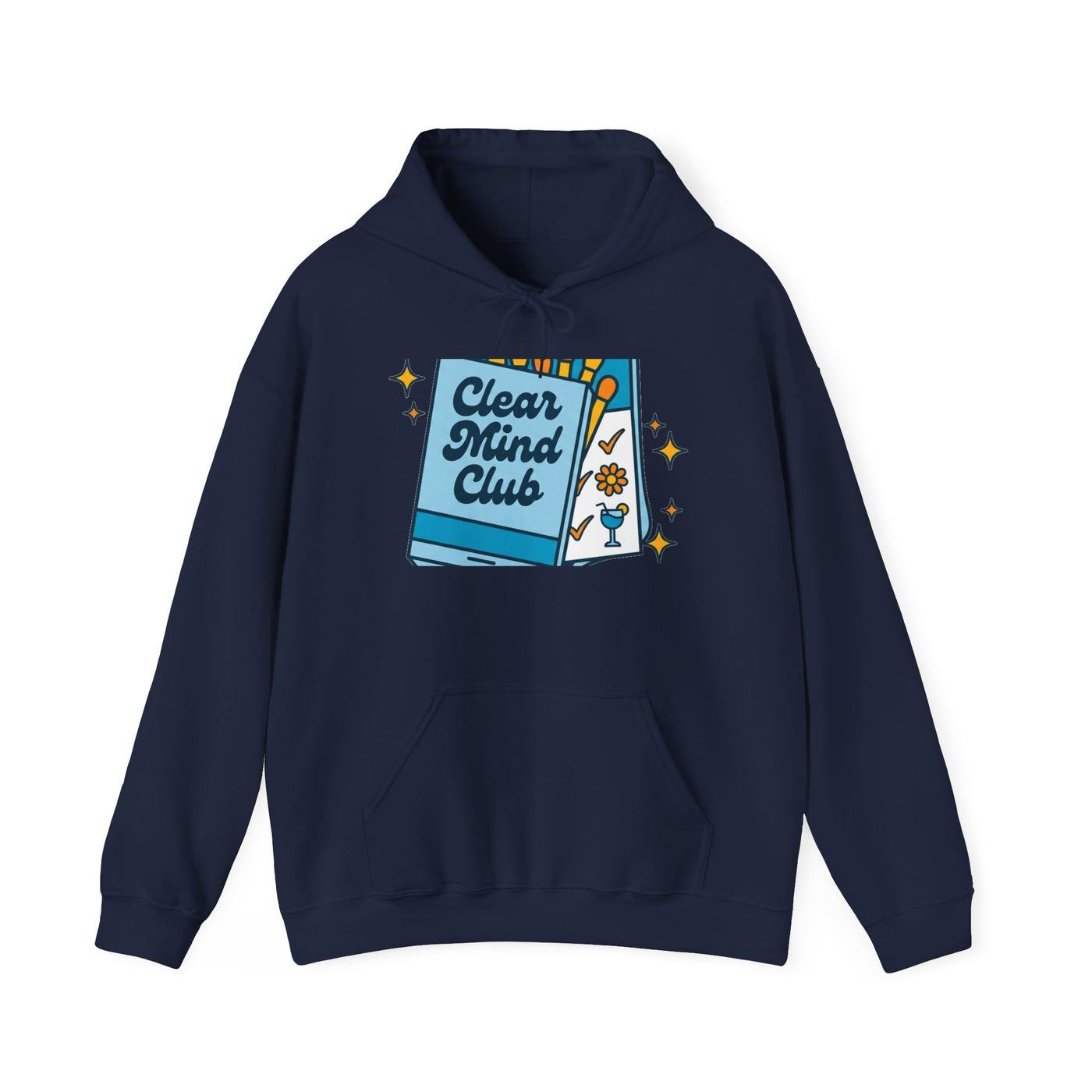 Clear Mind Club Retro Matchbook Hoodie