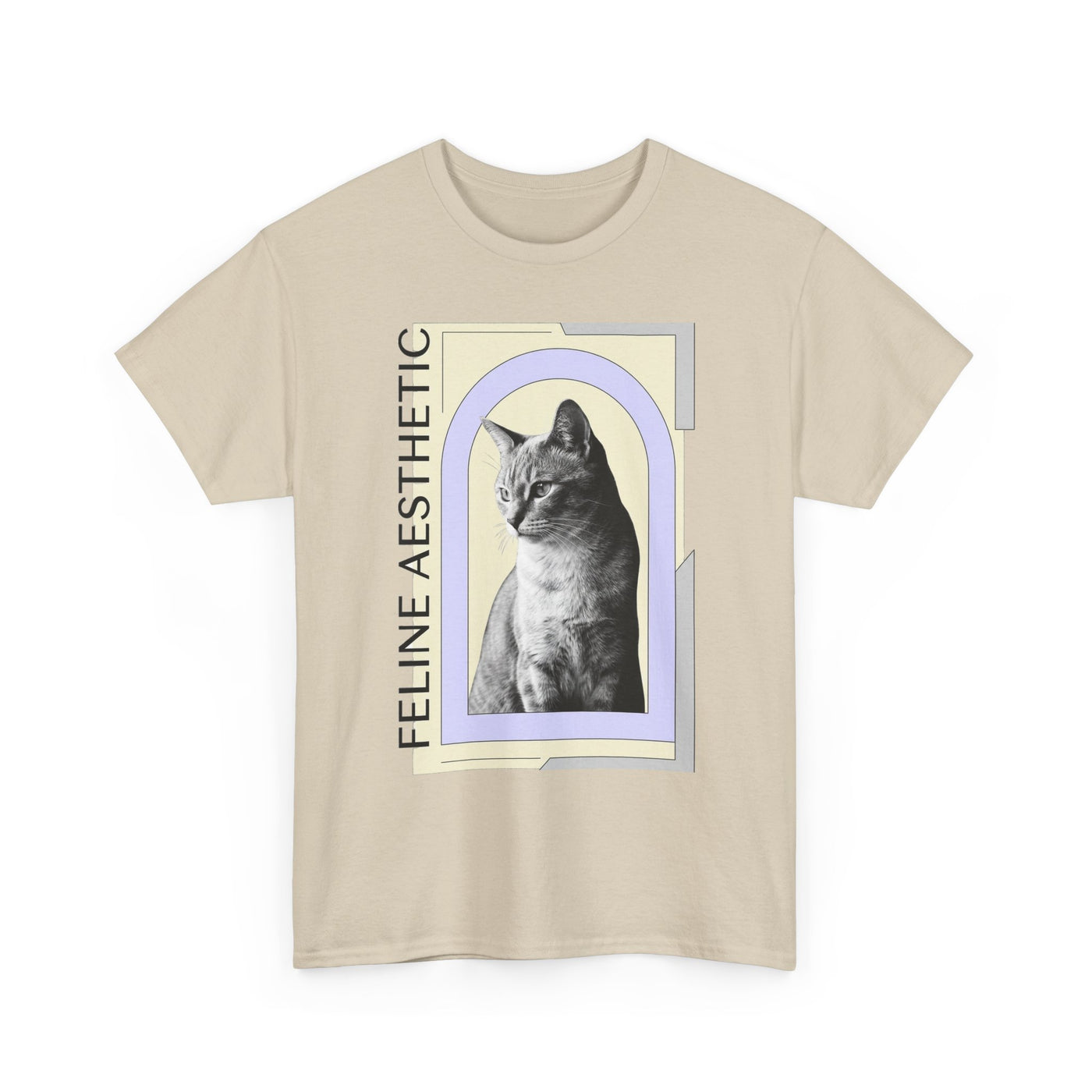 Editorial Feline Aesthetic Cat T-Shirt