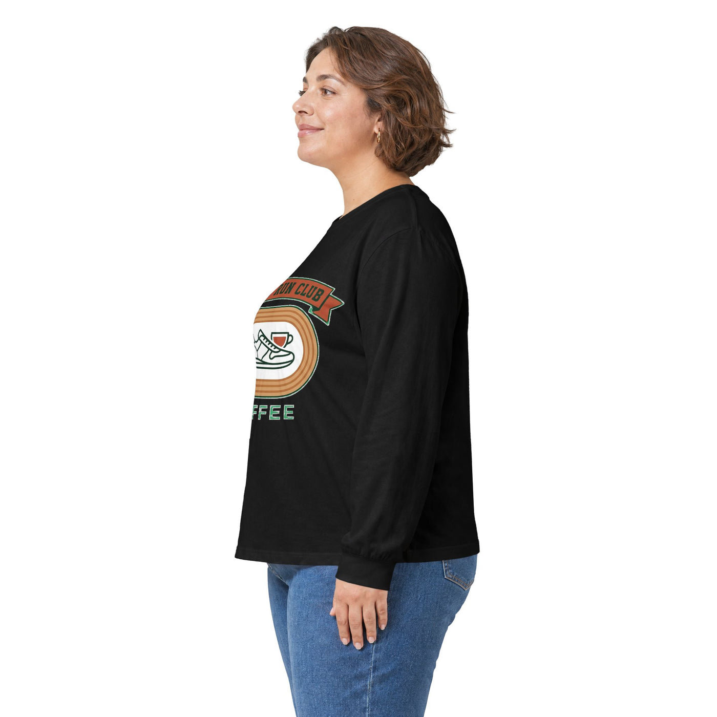 Retro Slow Run Coffee Crest Long Sleeve