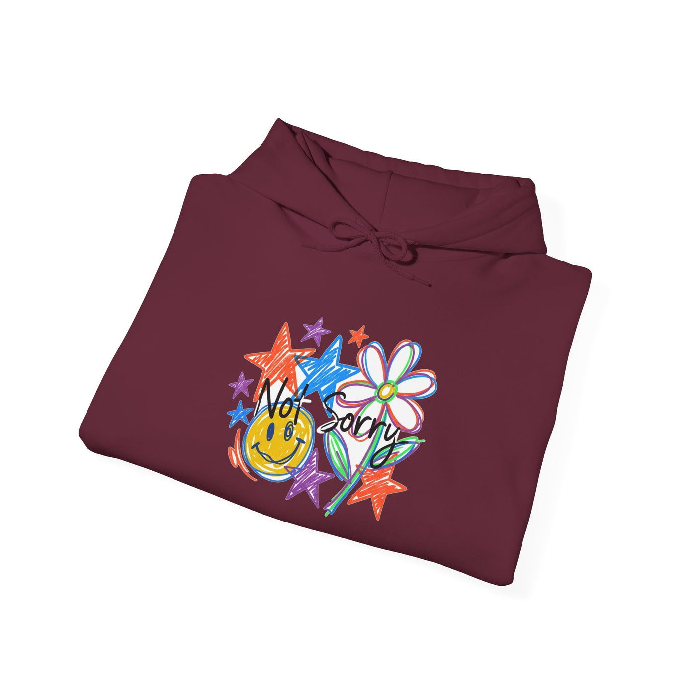 Scribble Your Own Rules Doodle Tee Hoodie