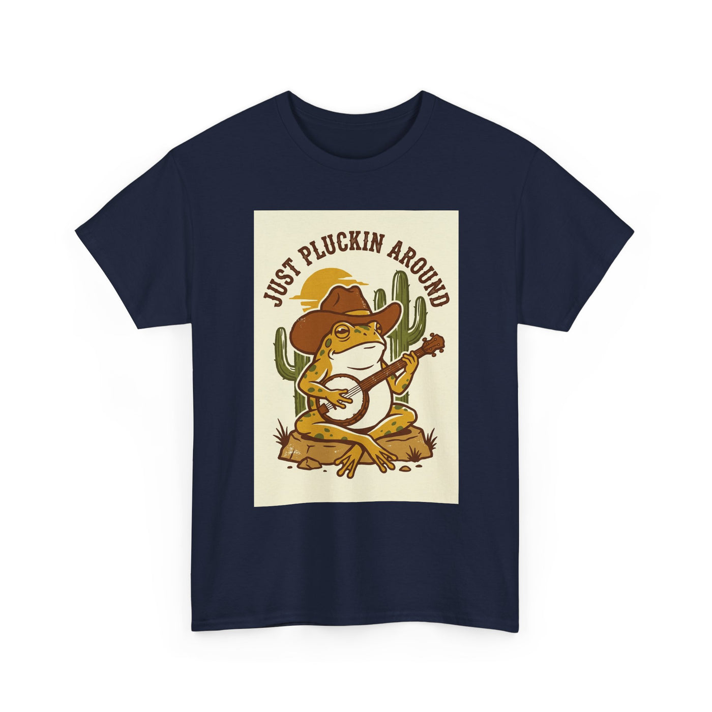 Just Pluckin Around Cowboy Toad Tee