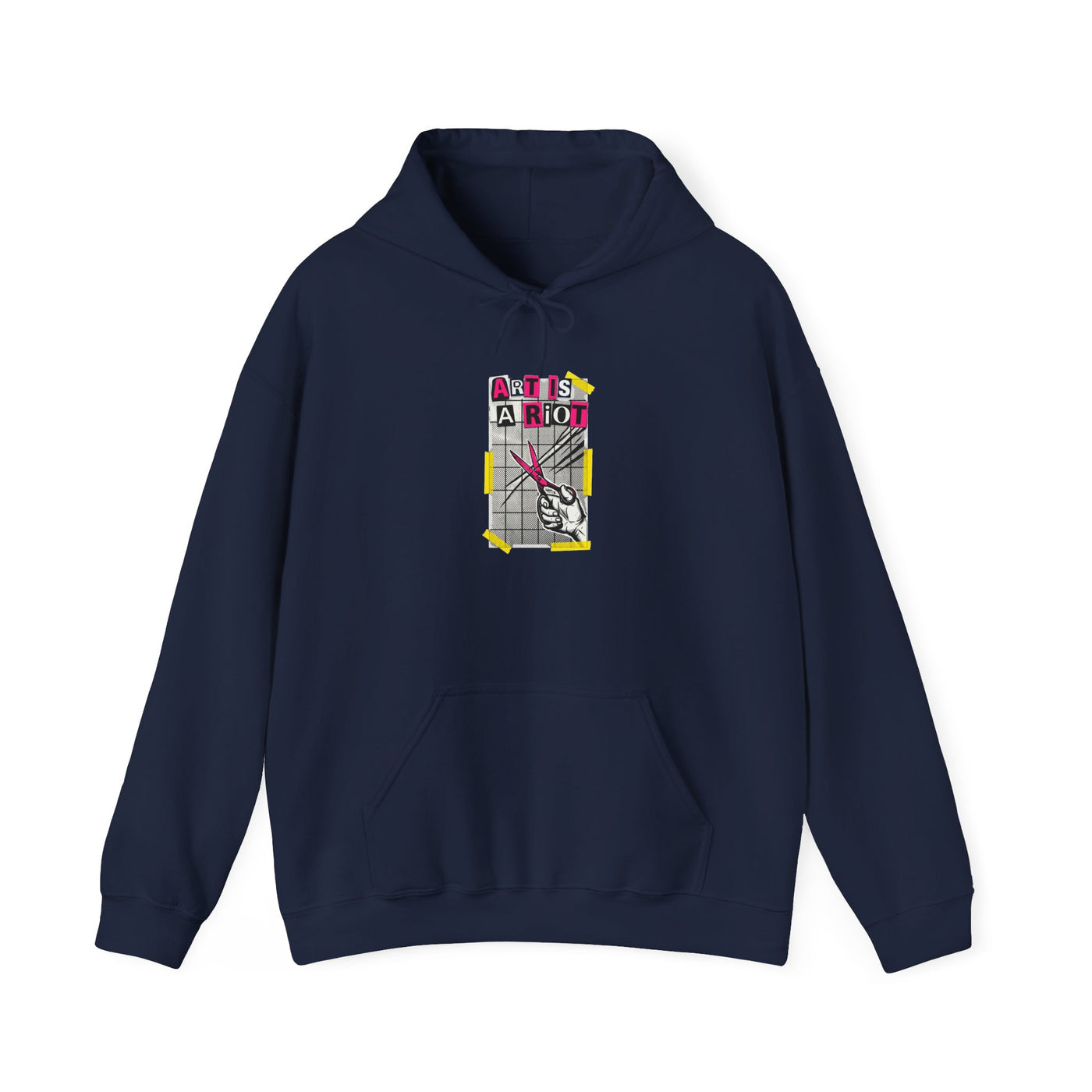 Cut Paste Rebel Zine Manifesto Hoodie