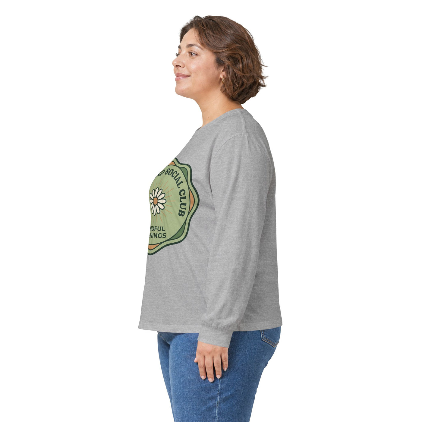 Clear Mind Social Club Badge Long Sleeve