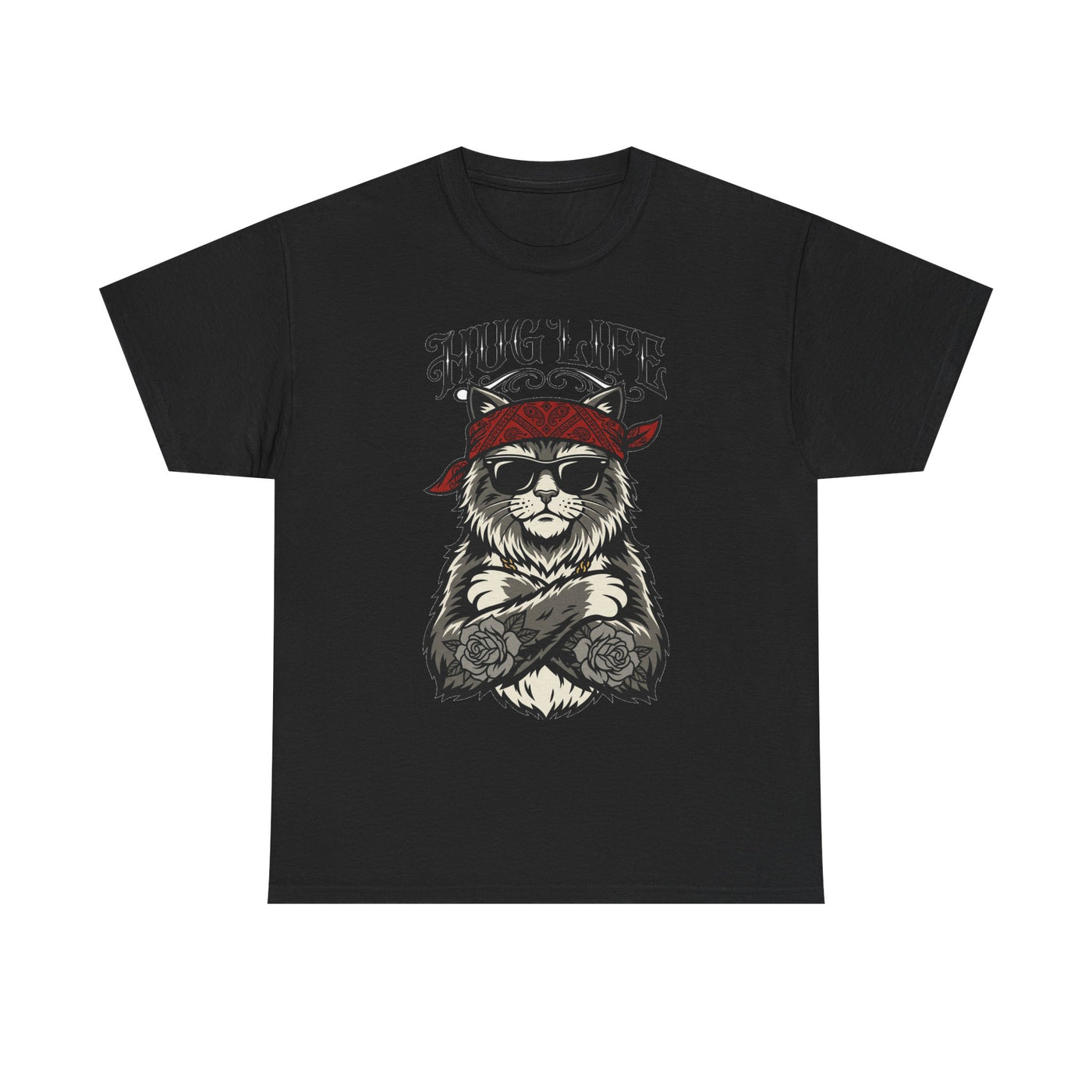 Hug Life Hardcore Cat T-Shirt