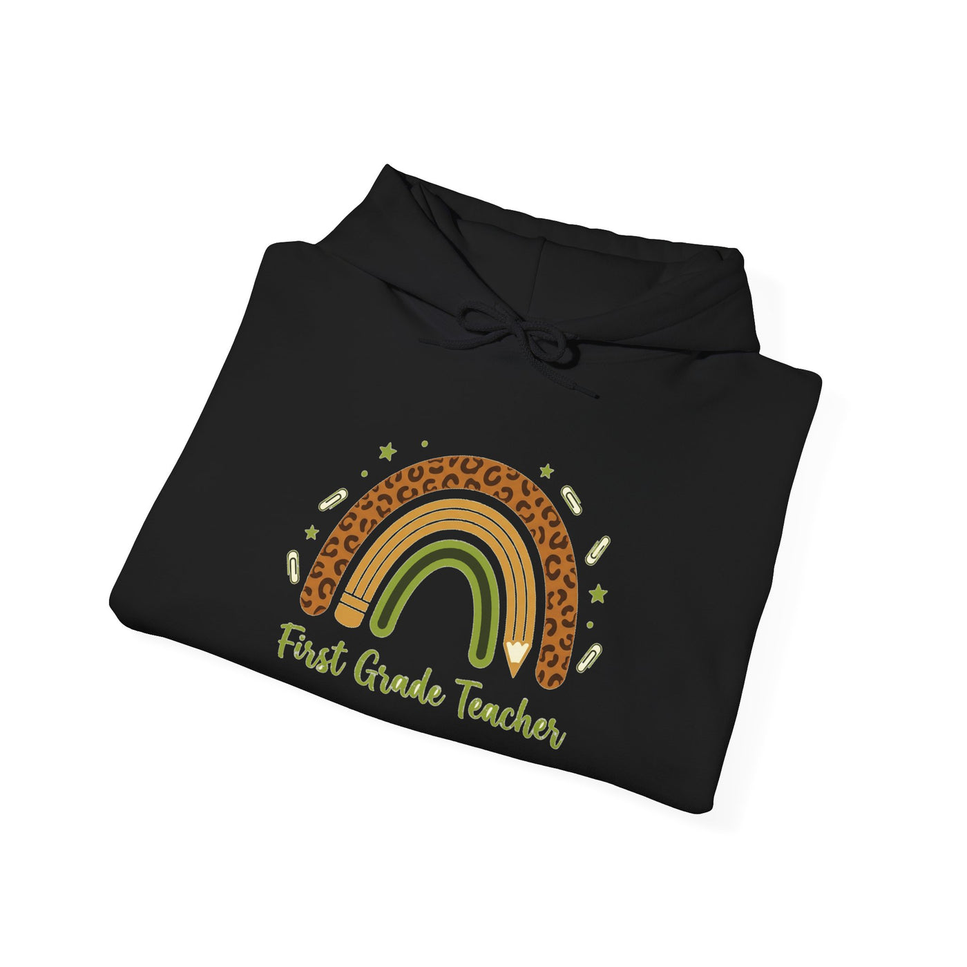Boho Leopard Rainbow Grade Level Hoodie