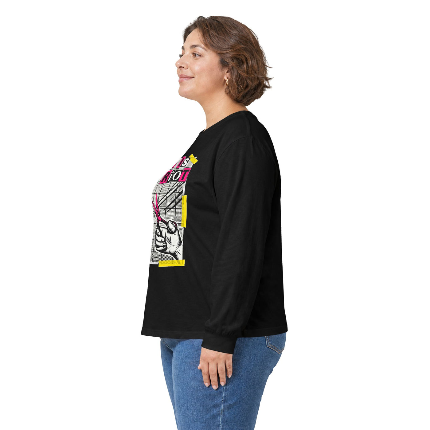 Cut Paste Rebel Zine Manifesto Long Sleeve
