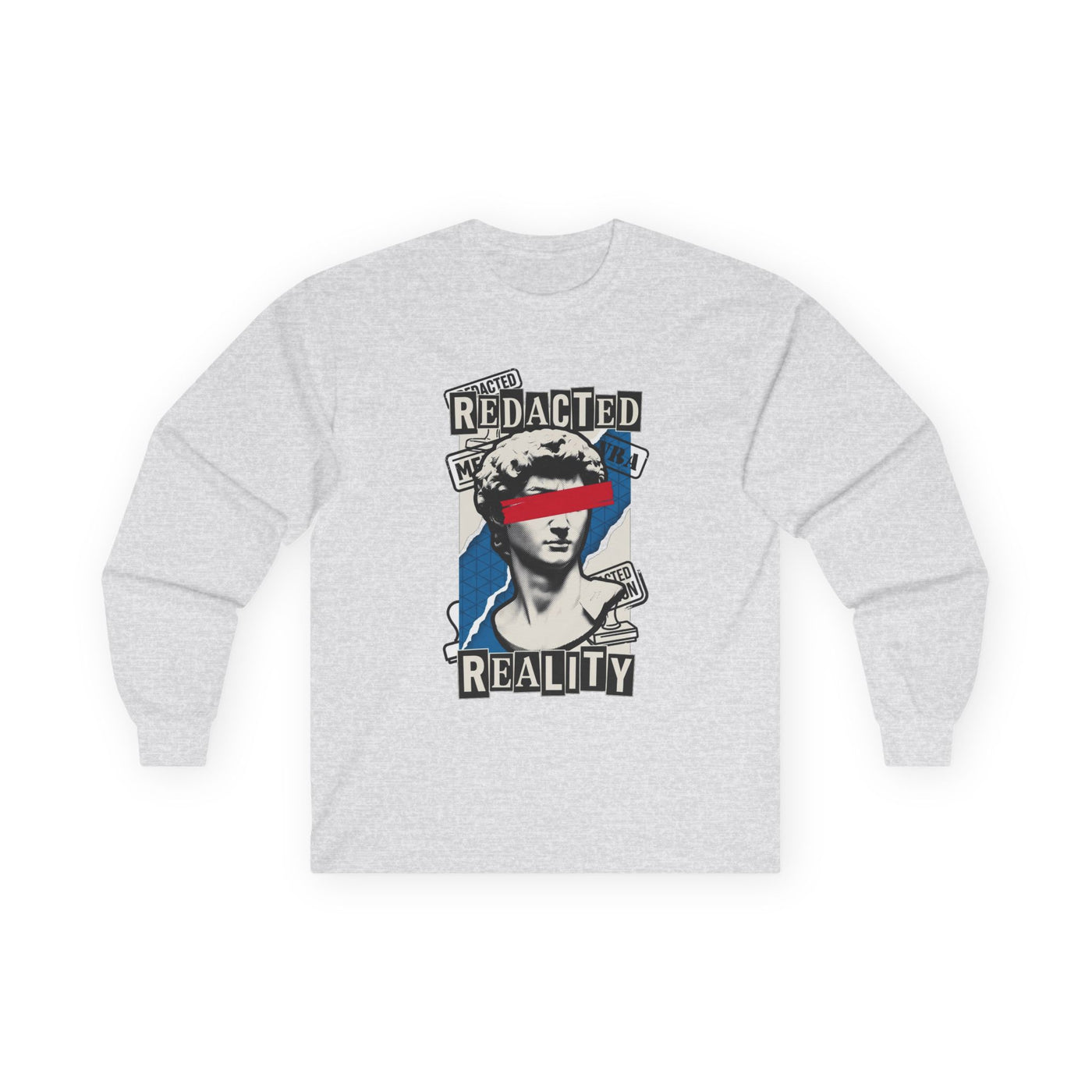 Redacted Reality Halftone Bust Long Sleeve